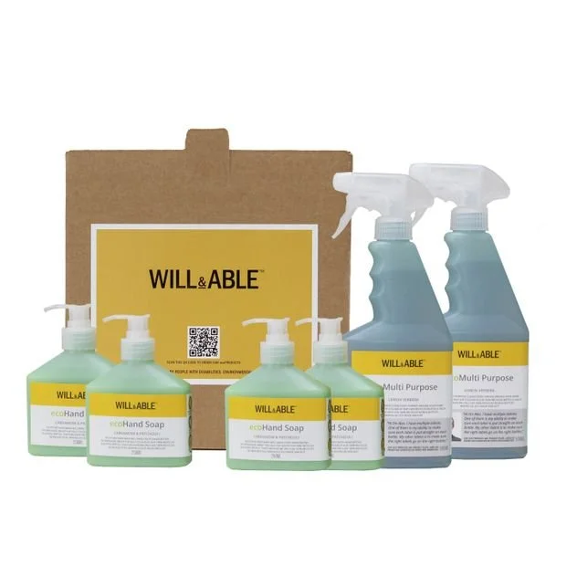 WILL & ABLE
Eco-friendly cleaning products creating jobs for Kiwis with disabilities