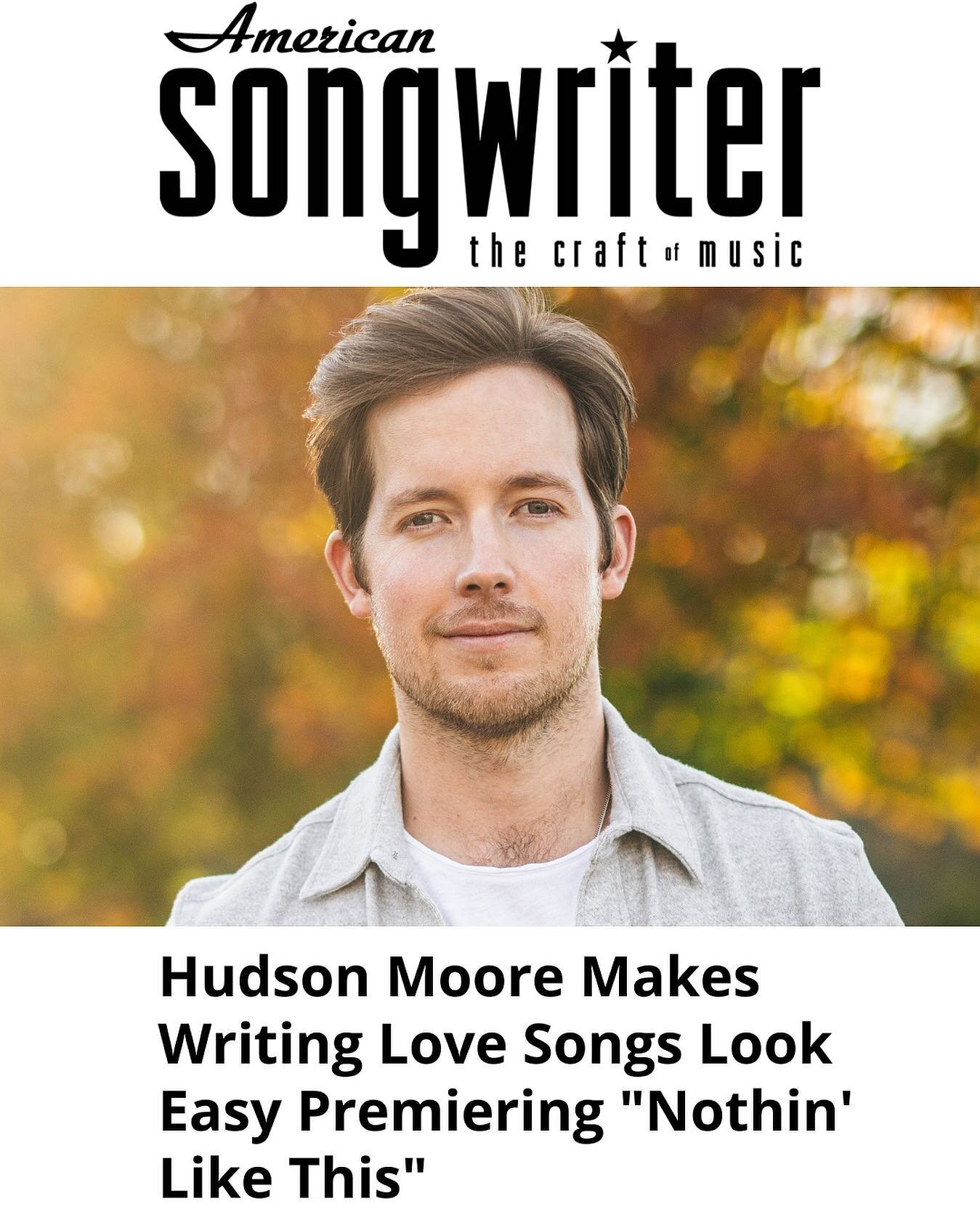 Humbled and honored to be featured in @americansongwriter! Thank you for the kind write up. Check out the article to hear an exclusive premiere of my new single &ldquo;Nothin&rsquo; like this&rdquo; available everywhere tonight at midnight EST! 💯🤘?