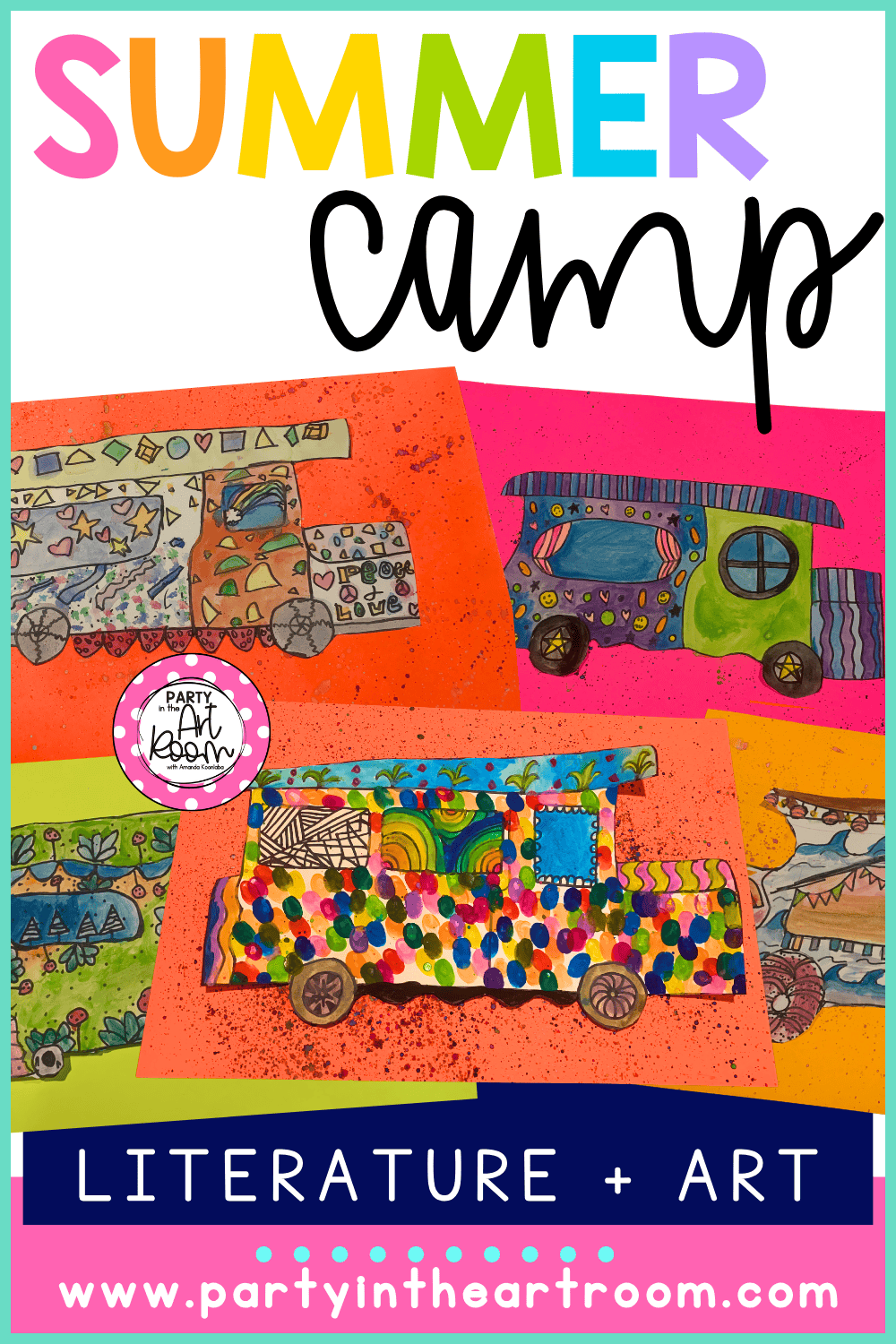 3 Unbelievably Authentic Literature Summer Camp Art Activities