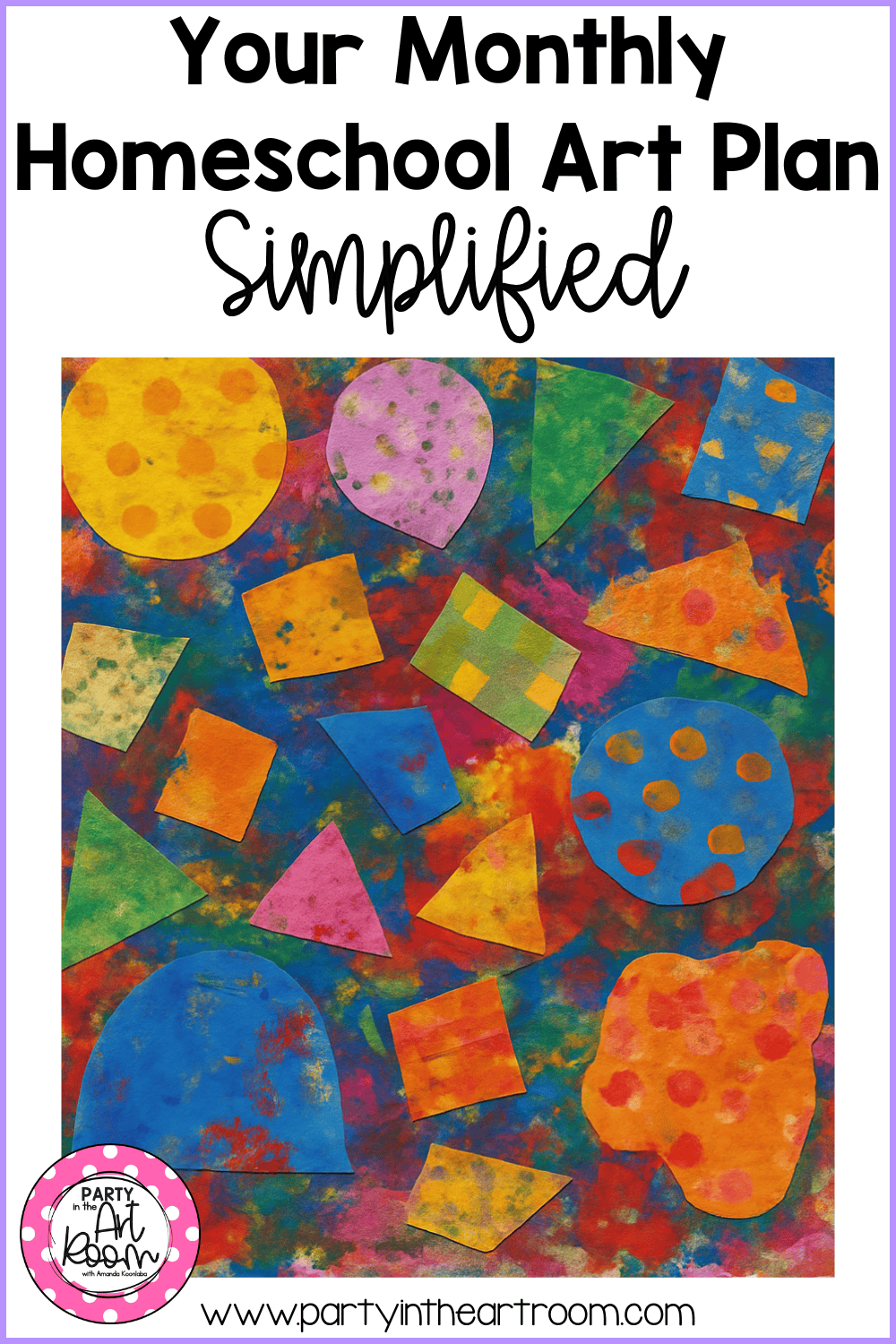 A finished collage artwork representing the culmination of multiple weeks of learning, connecting technique practice, artist study, and reflection within a monthly art rhythm.