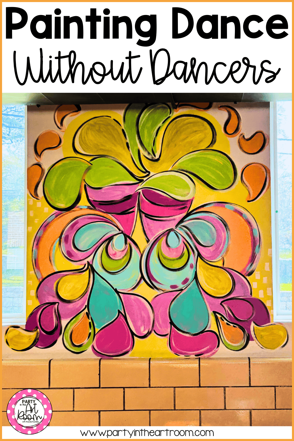 Painting Dance Without Dancers: Abstract Mural Art Lesson for Kids ...