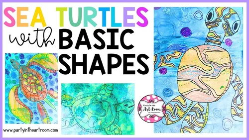 How to Create a Simple Sea Turtle Drawing | Easy Sea Turtle Drawing and ...