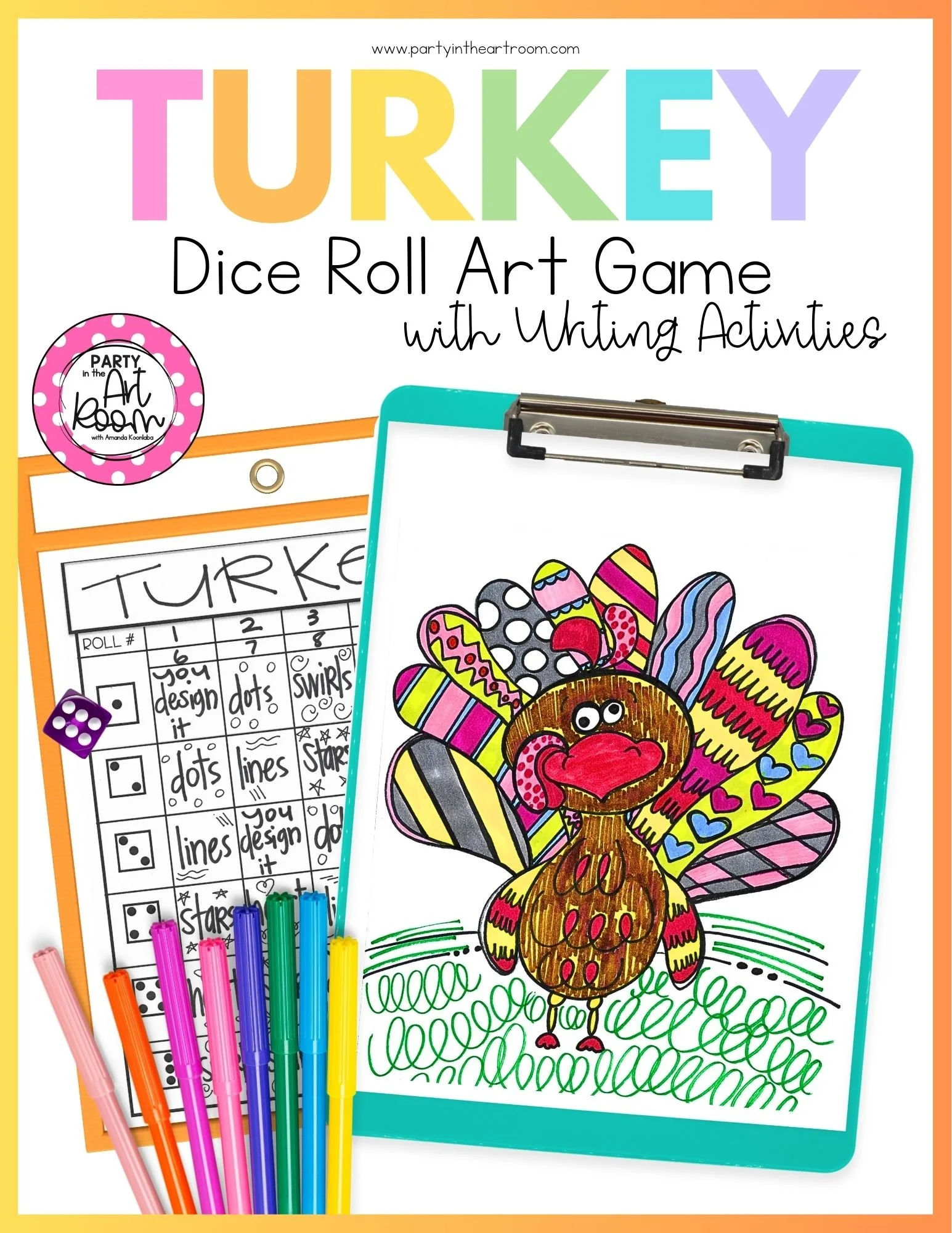 how to draw a Turkey dice roll game.jpg