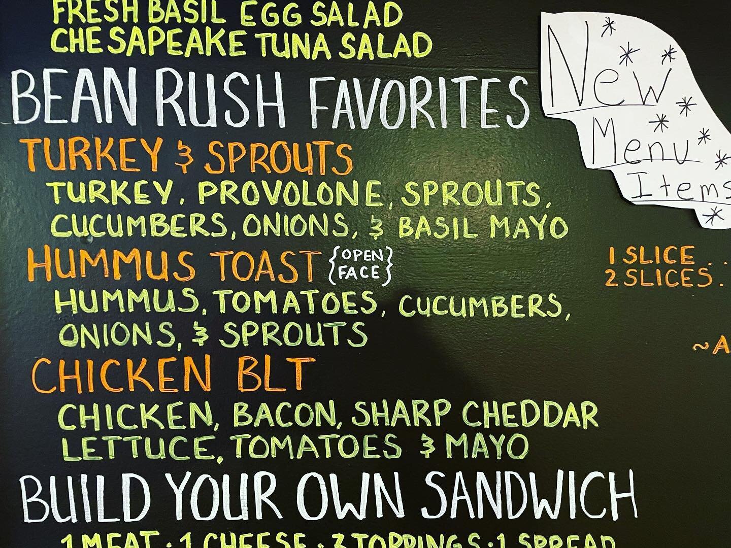 New menu items in Crownsville(already in Annapolis). Try all three you will love them!
#beanrush #beanrushcafe #annapolis #westannapolis #crownsville #bwmcbr #cafe #coffee #newitems #sprouts #hummus #bacon