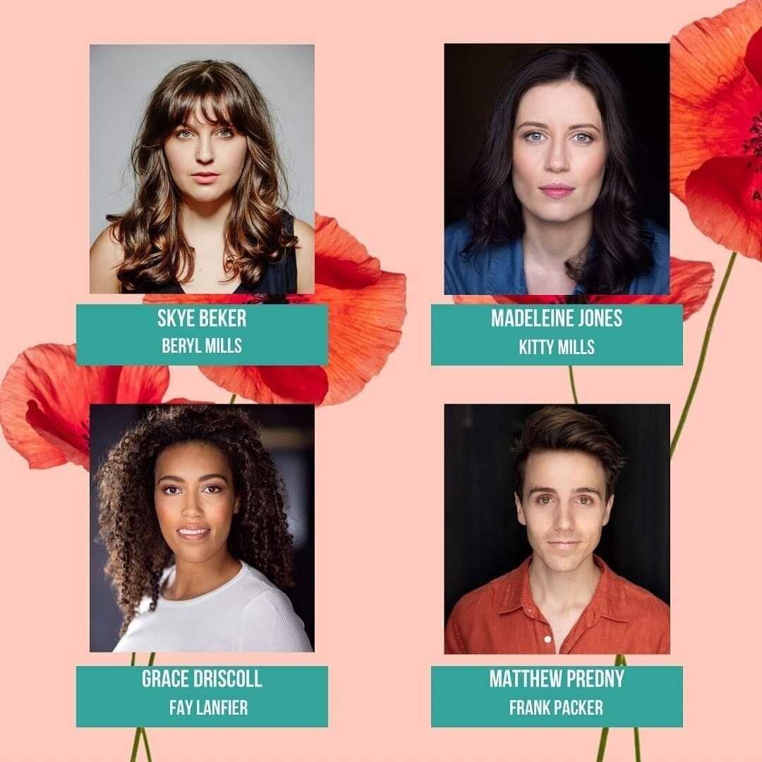In case my ceaseless insta stories haven't clued you in yet, we're doing a concert reading of Tall Poppy (formerly Miss Westralia) at @kxt_bakehouse in November and LOOK AT THE CUTIES I GET TO PLAY WITH ✨ @madeleinejones @itsgracedriscoll @skyetal ✨ 
