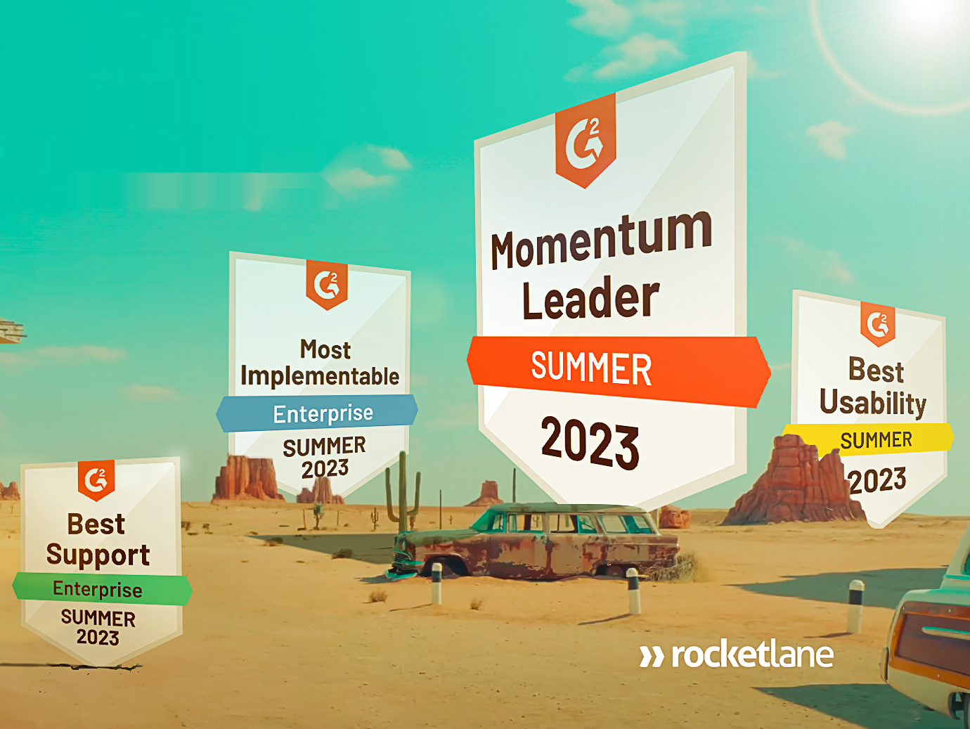 Rocketlane named Momentum Leader by G2