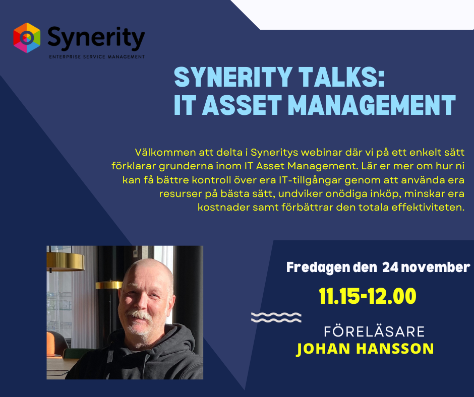 Synerity Talks: IT Asset Management Webinar