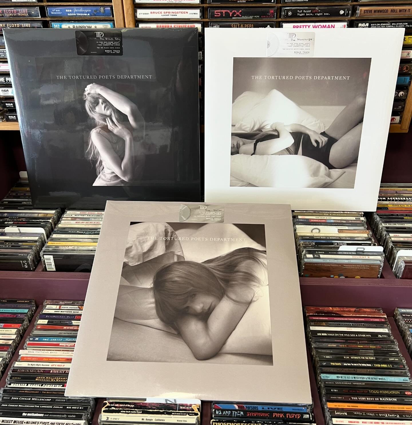 Back in Stock! We sold out on Record Store Day - but these 3 variants are back in limited quantities! @taylorswift #tswift #taylorswift #thetorturedpoetsdepartment #indierecordstore