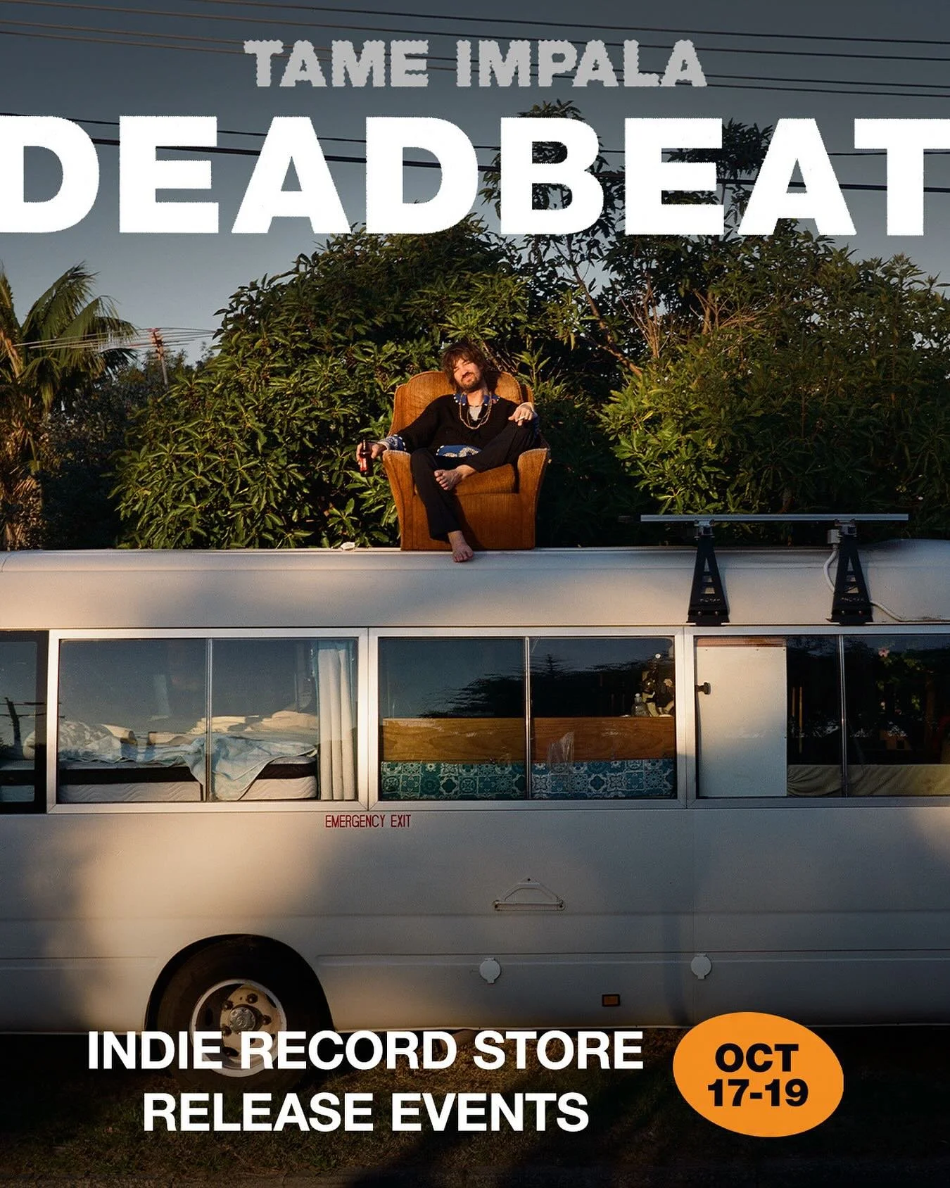 Reminder!! Still spots available 
Join us on Friday, October 17 as we celebrate the new release &ldquo;Deadbeat&rdquo; by @tameimpala - This is an RSVP event , link in our bio, all attendees must RSVP. We anticipate some great swag and a cool prize t