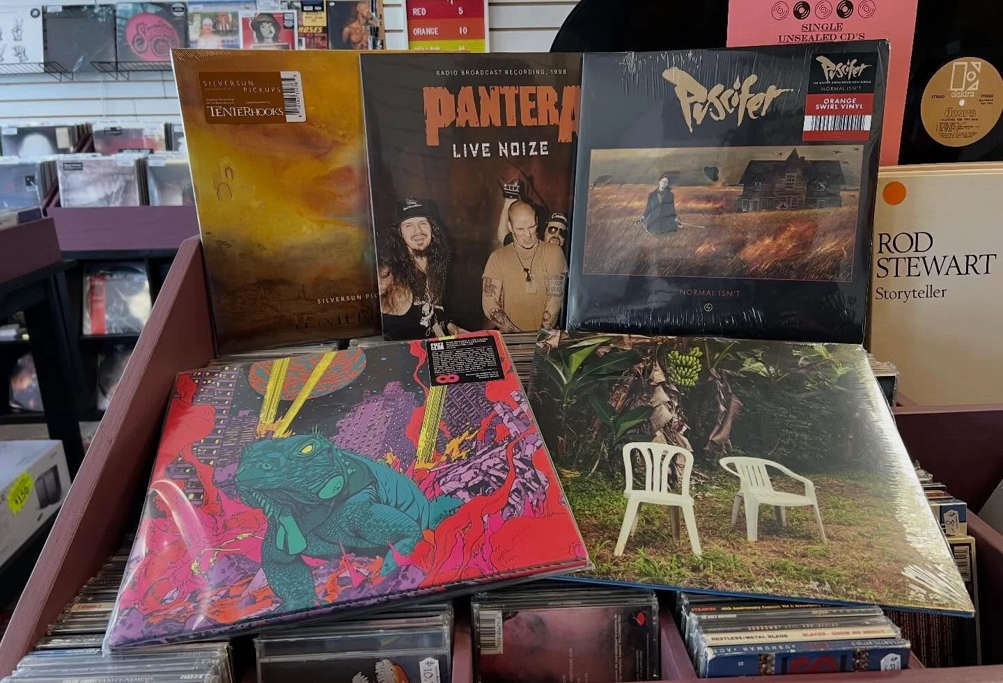 Today&rsquo;s new arrivals - as always - many of these are limited - here till 7pm tonight. #indierecordstore #localmusicstore #shopsmall #supportsmallbusiness