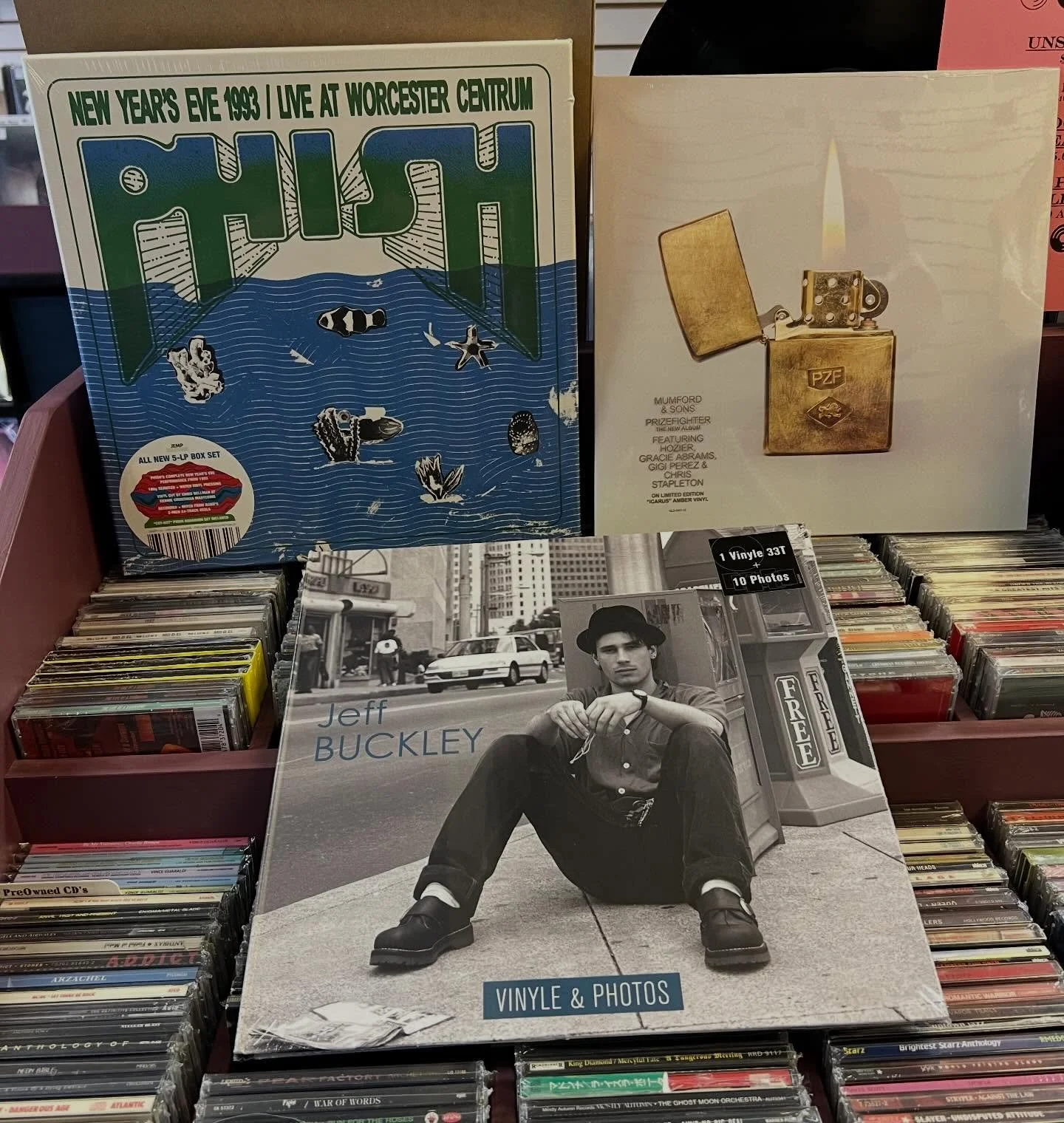 Today&rsquo;s arrivals - half are missing due to the usual shipping delays! But, still a great batch to choose from - many great restocks - as always - quantities are limited - here till 7pm tonight! #indierecordstore #localmusicstore #shoplocal #sup