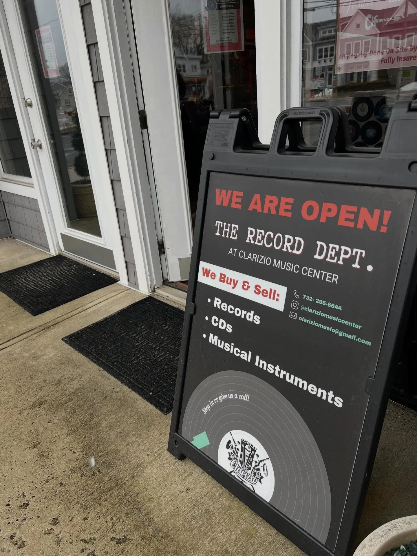 We are OPEN - for now! Actually opened a little early today with the anticipation that we will close before 4pm today - Last chance before the Blizzard hits - stop by, if your out and about and want some last minute tunes , before the storm! As alway