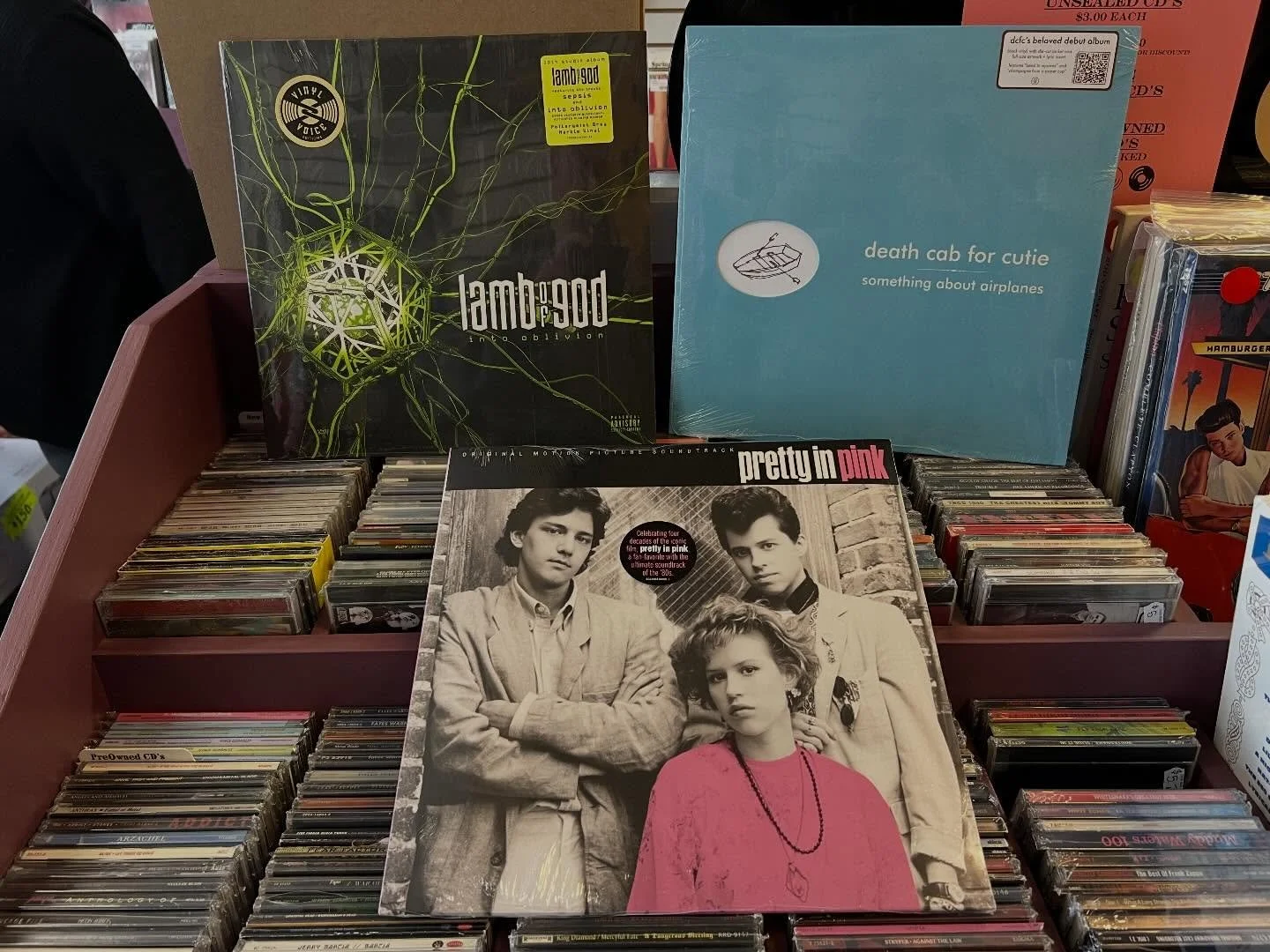 Guess what? Shipping Issues - what a surprise! This is all we got today - missing Lamb of God - signed CDs , the very few copies of Johnny Blue Skies and many other releases and back stock - who knows when it will arrive? Prob next week - onward we g