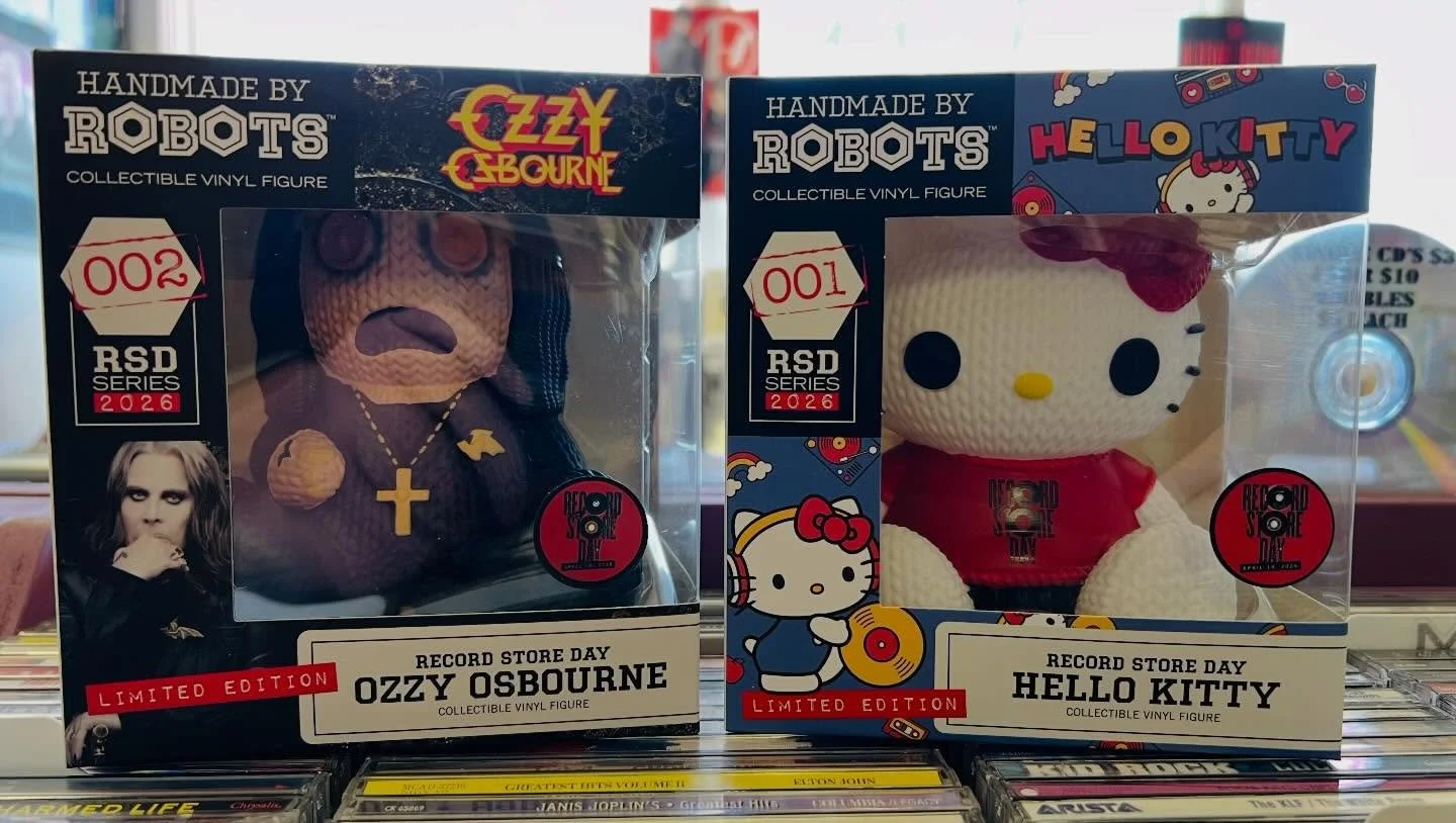 Record Store Day is getting closer! Product is just now starting to arrive - these little ones showed up today! Available on RSD - Saturday, April 18th! More info to come over the week, as we inch closer to the big day! #ozzy #hellokitty #rsd2026 #re