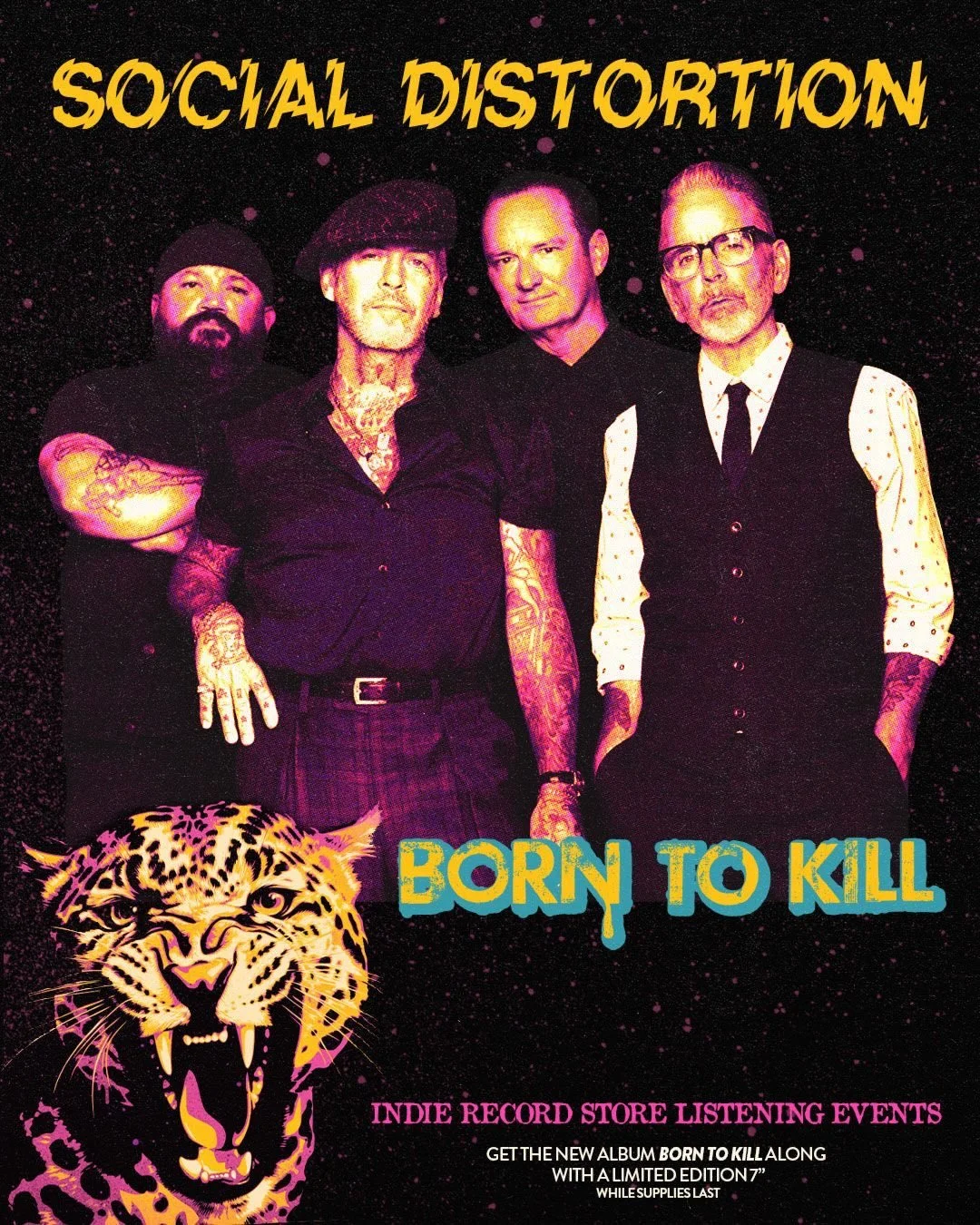 Stop by on Sunday, May 10th between 2pm - 4pm as we celebrate the new release &ldquo;Born to Kill&rdquo; by @socialdistortion - we will be playing the release and will have giveaways (while supplies last and always subject to change) -  THE WAIT IS A