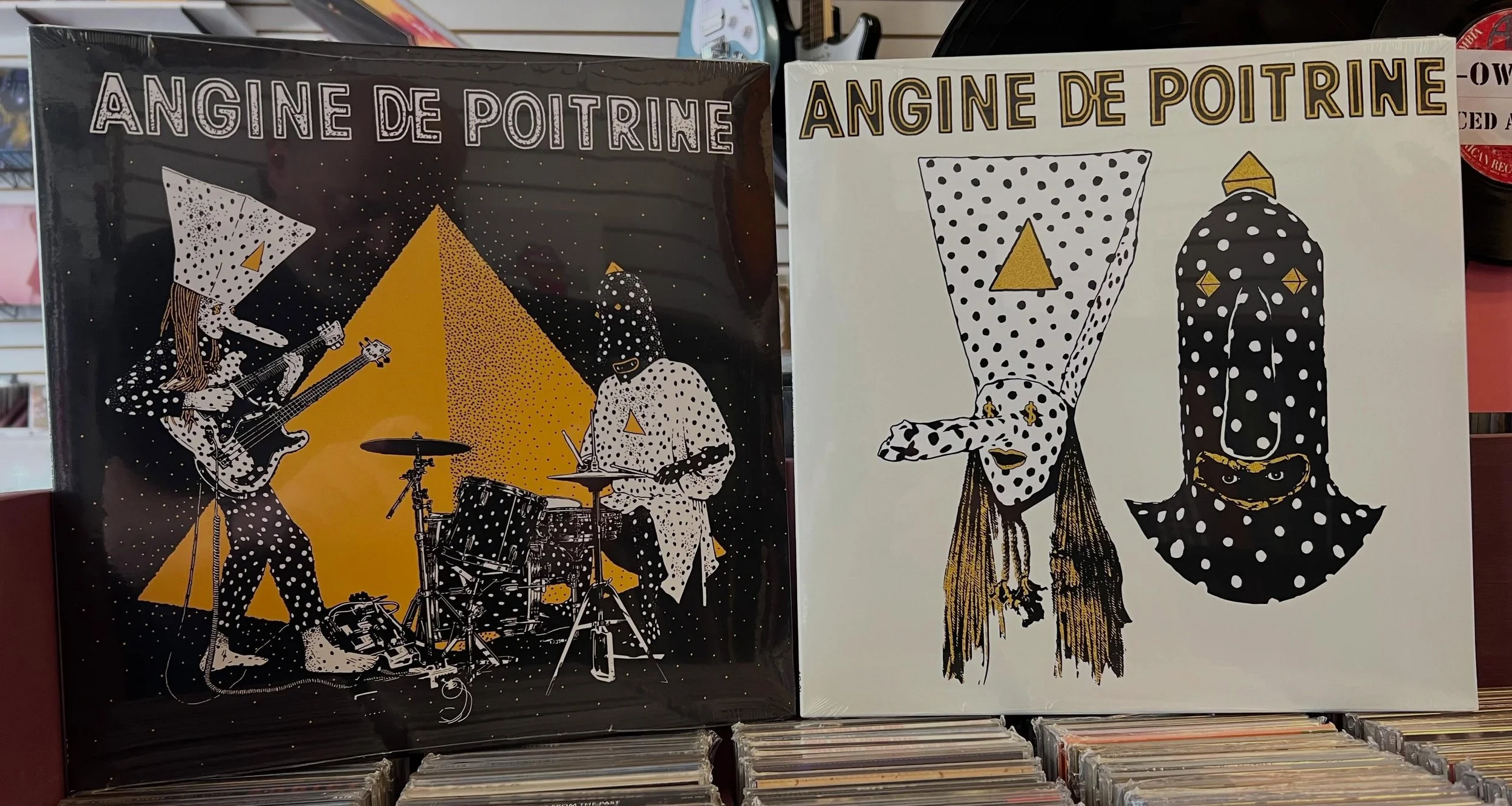 Available tomorrow! Highly anticipated vinyl release from @anginedepoitrine - Vol 1 &amp; Vol 2 - we hear these may be limited - so if ya want them grab yours tomorrow! If you are not familiar with them - check them out! #anginedepoitrine #indierecor