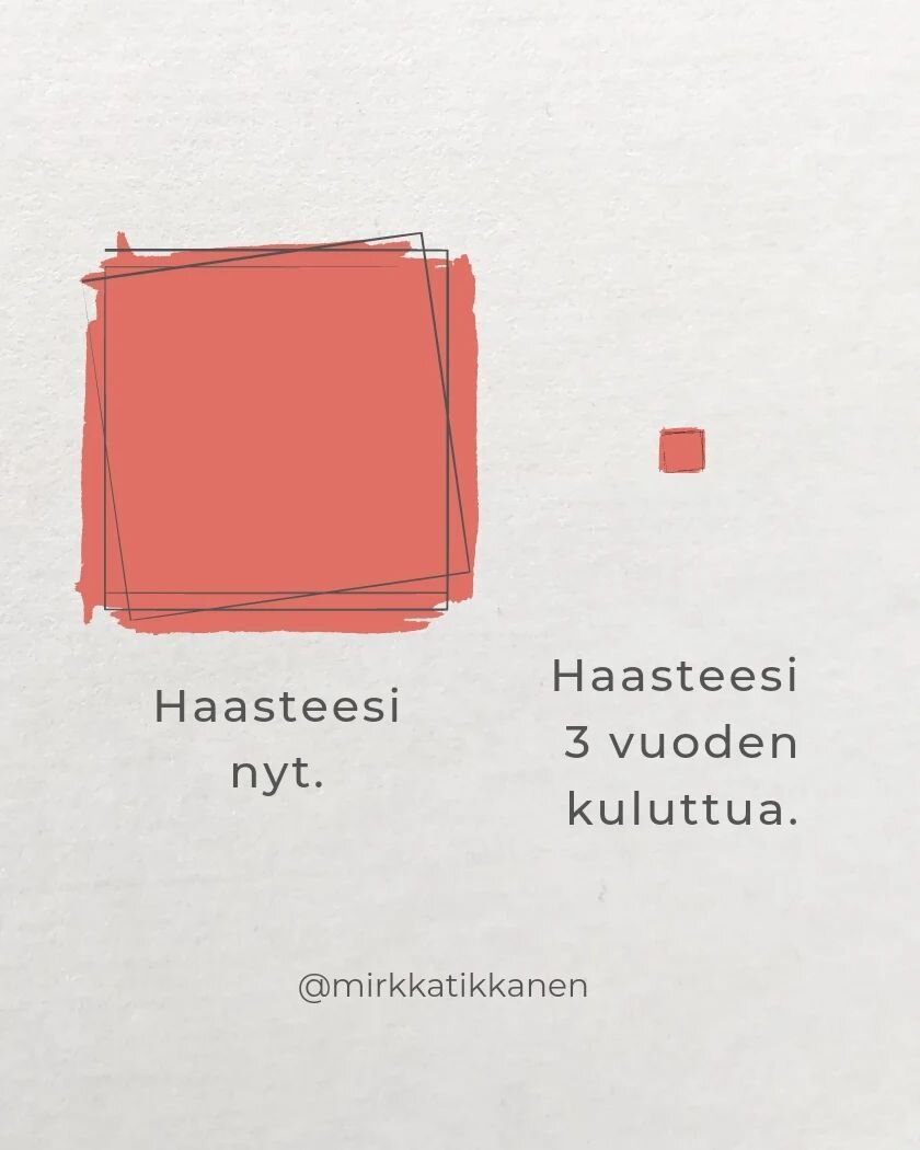 V&auml;lill&auml; asioihin on hyv&auml; ottaa hiukan et&auml;isyytt&auml;.

Varsinkin silloin kun kohdataan ongelmia tai haasteita, et&auml;isyyden ottaminen asiaan auttaa tuomaan uutta n&auml;k&ouml;kulmaa ja n&auml;kem&auml;&auml;n kokonaiskuvaa la