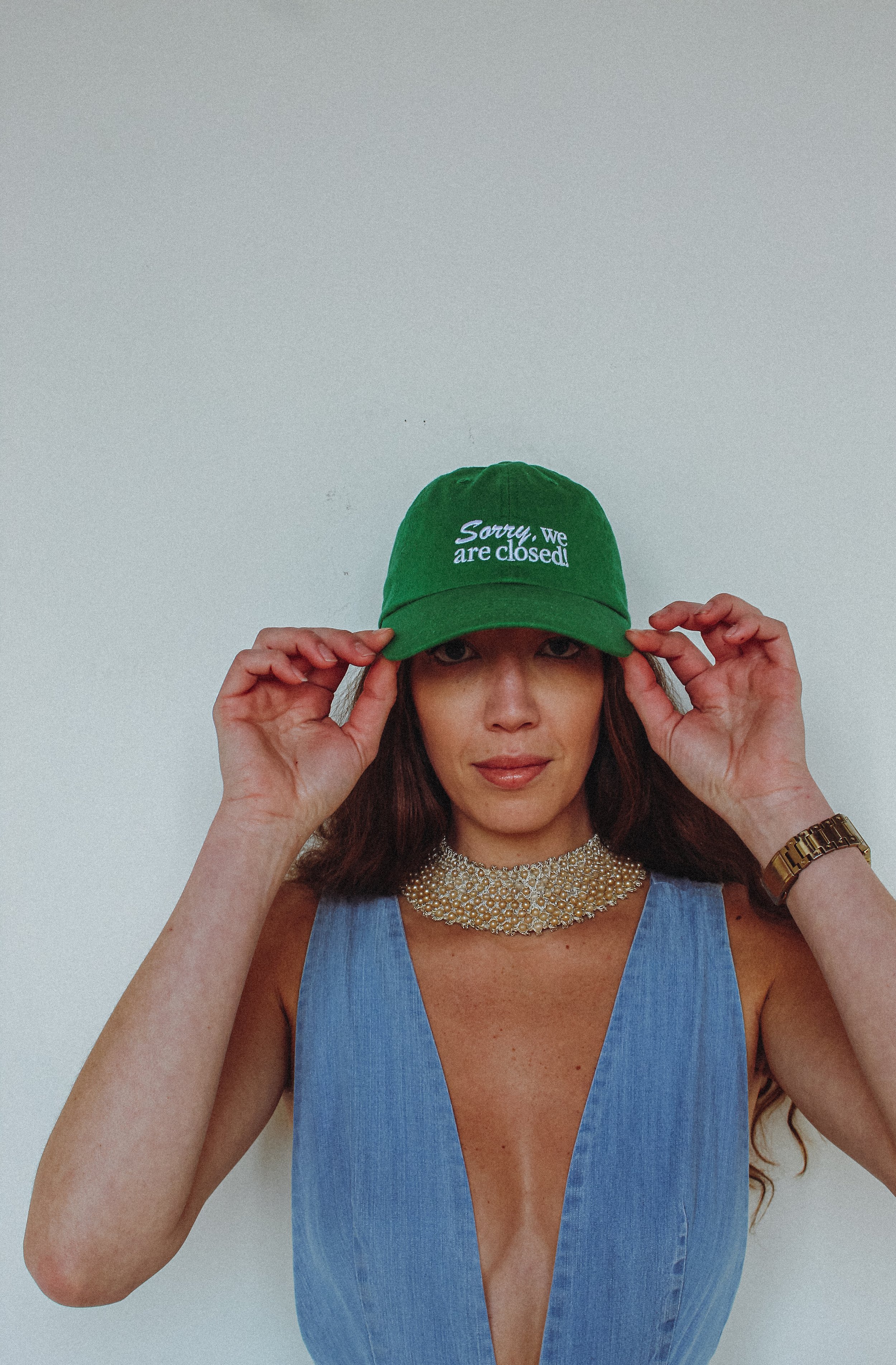 Fermé hat lifestyle shot.
