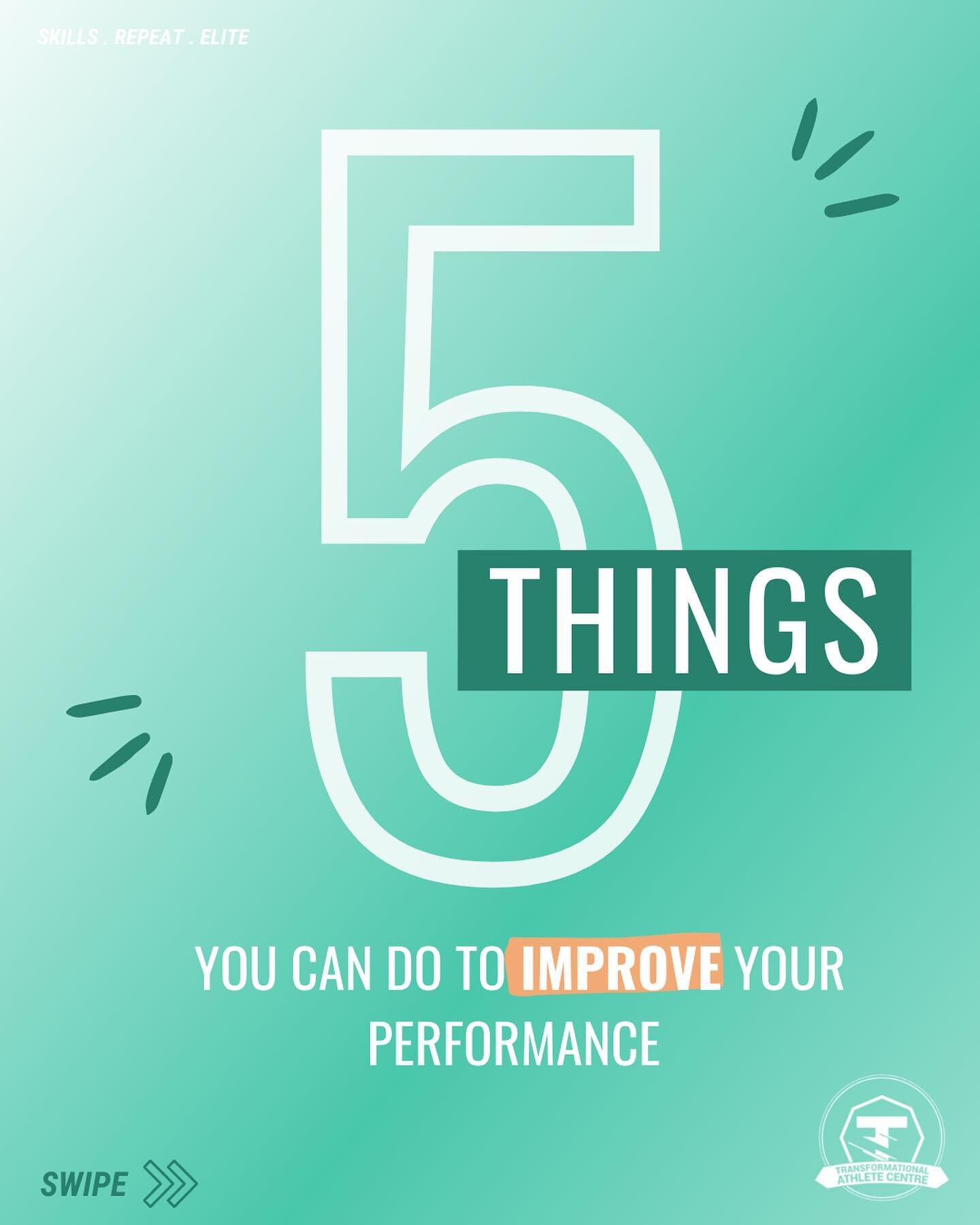 What are some things you can do to help your sporting performance&hellip;? 🤔🧠

Don&rsquo;t worry we&rsquo;ve got your back, here are 5 things you can start doing to help aid your performance - what are you waiting for?! 🙌🏼
#sportingperformance #a