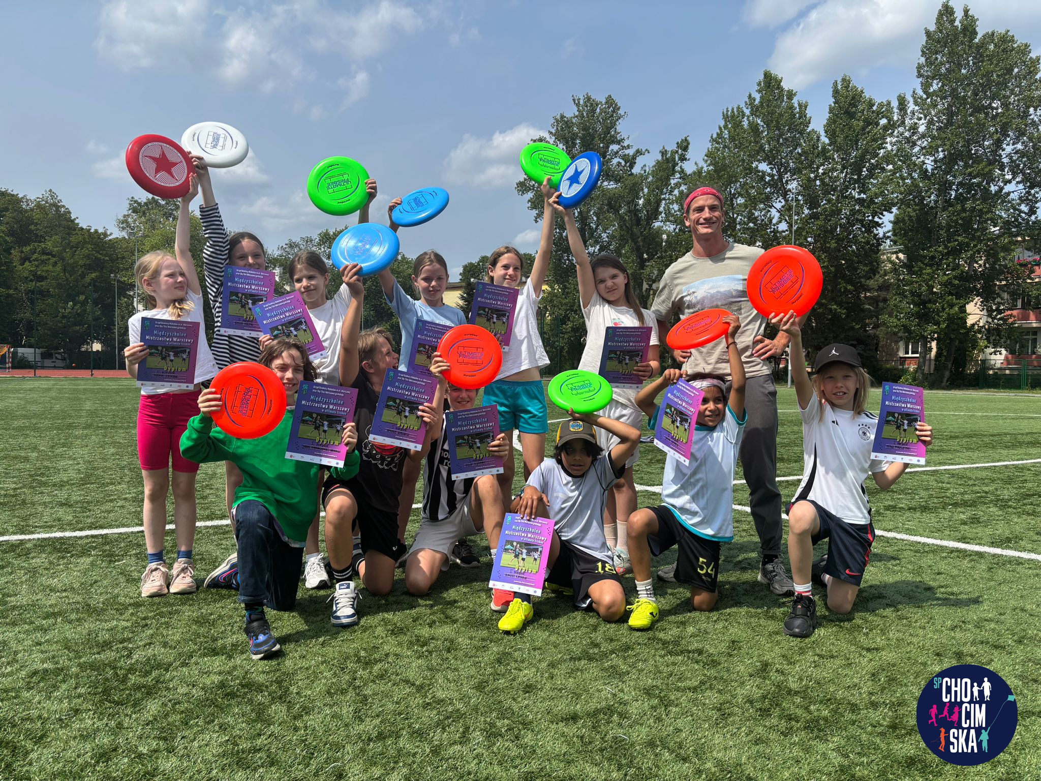 Wygrana w zawodach frisbee