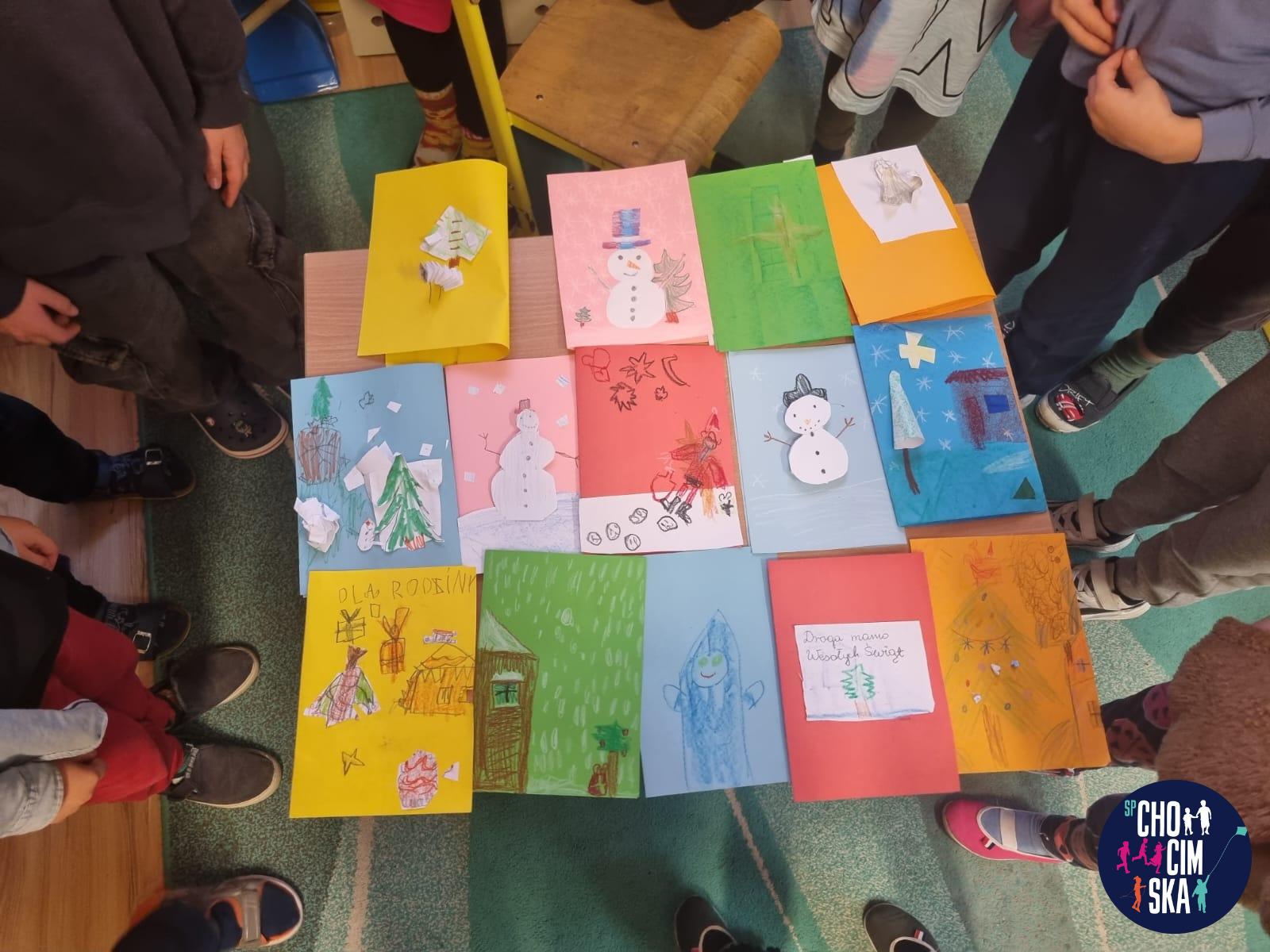 Kartki świąteczne klasy I