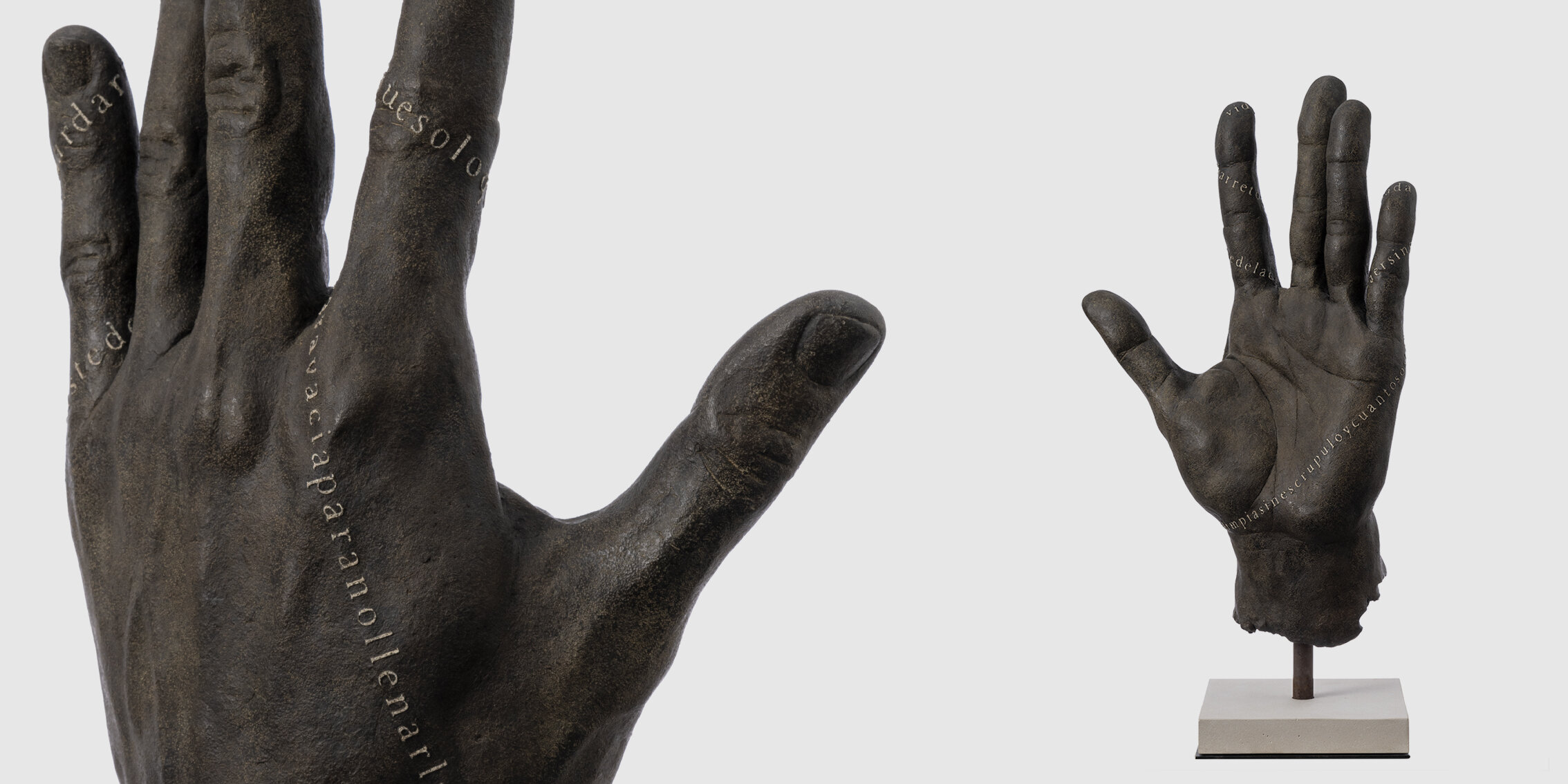 Mano IX. 2015. 68,5x41,5x18,5 cm. Bronce.