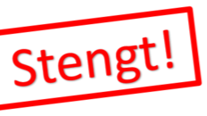 Proshop stengt 1.-3. mai