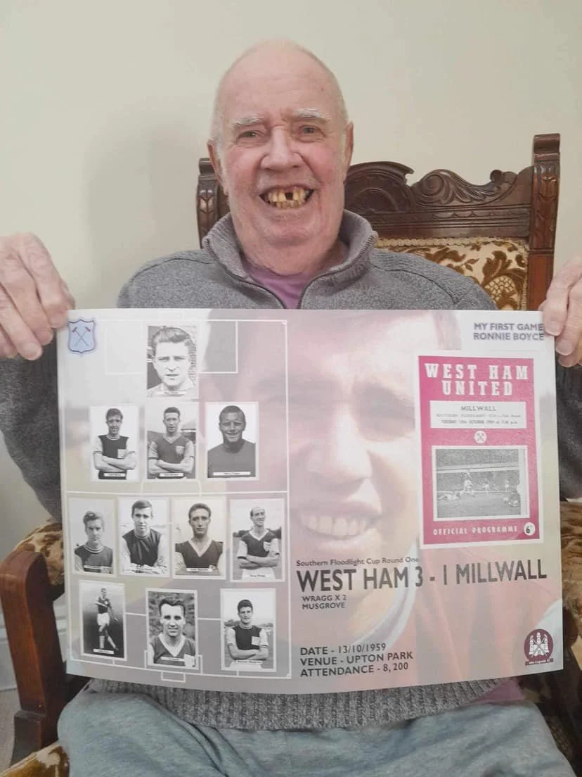 Club Legend Ronnie Boyce
