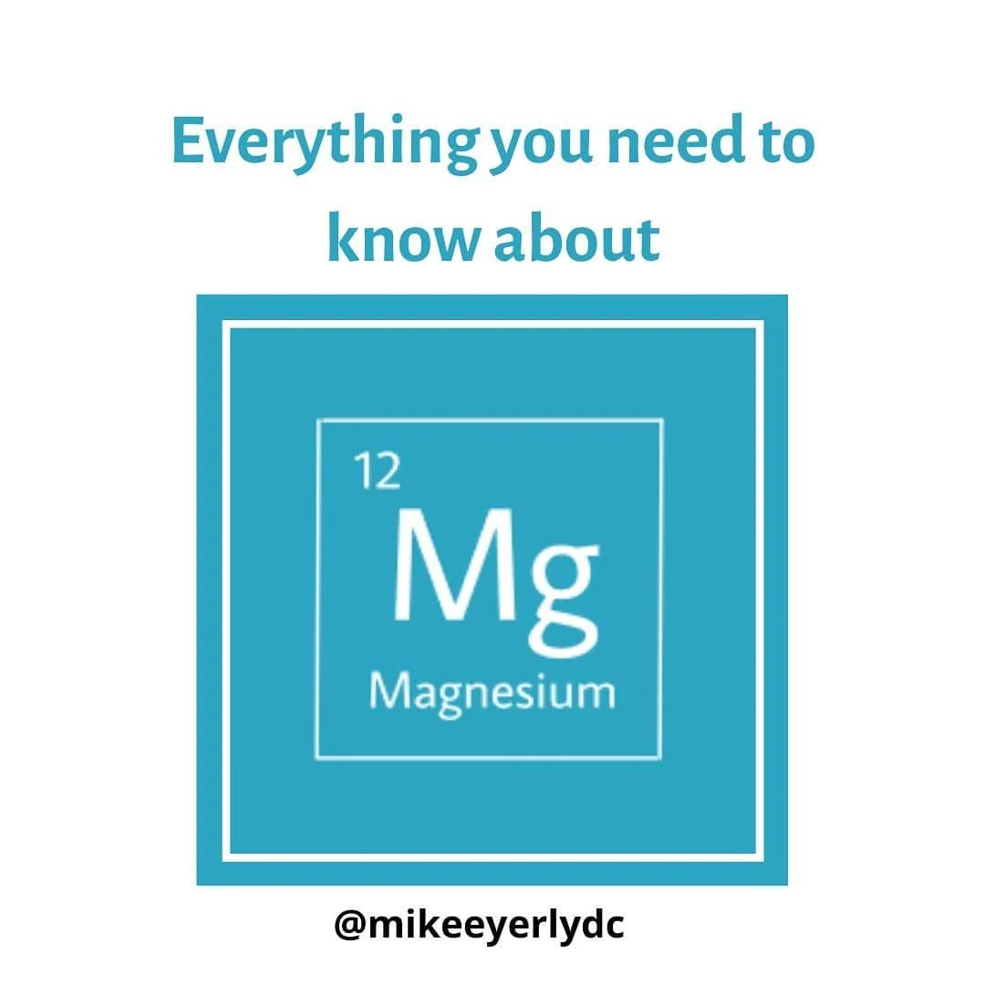 💥 Magnesium💥
-
Magnesium is a potent mineral that your body needs to thrive! Mg is used in over 300 chemical processes throughout your body and contributes to everything from immune function to hormones.
-
It's estimated that 75% of Americans are n