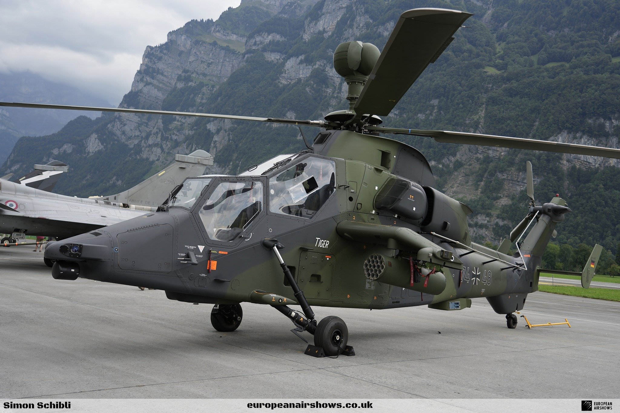 #OTD Apr. 27, 1991 - Eurocopter Tiger performed its first flight. 

The Tiger is a multi-role attack helicopter designed for complex collaborative environments and high-intensity conflicts. It is the first all-composite helicopter developed in Europe