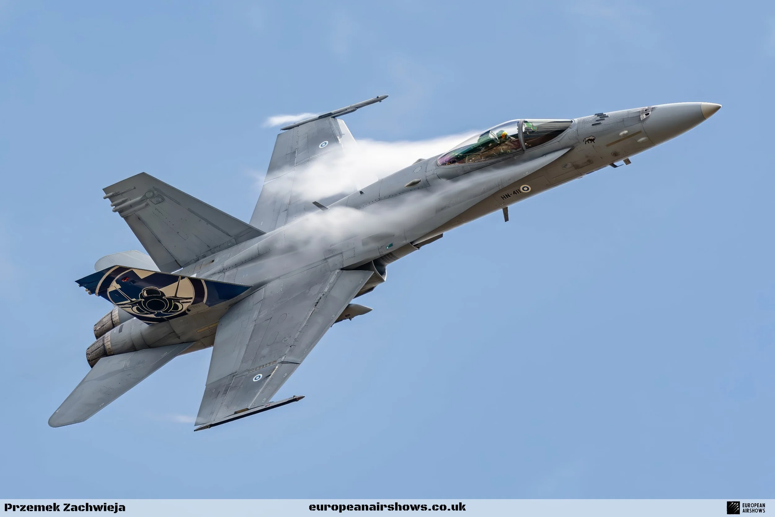 Finnish Air Force F/A-18 Hornet Solo Display 2025 schedule