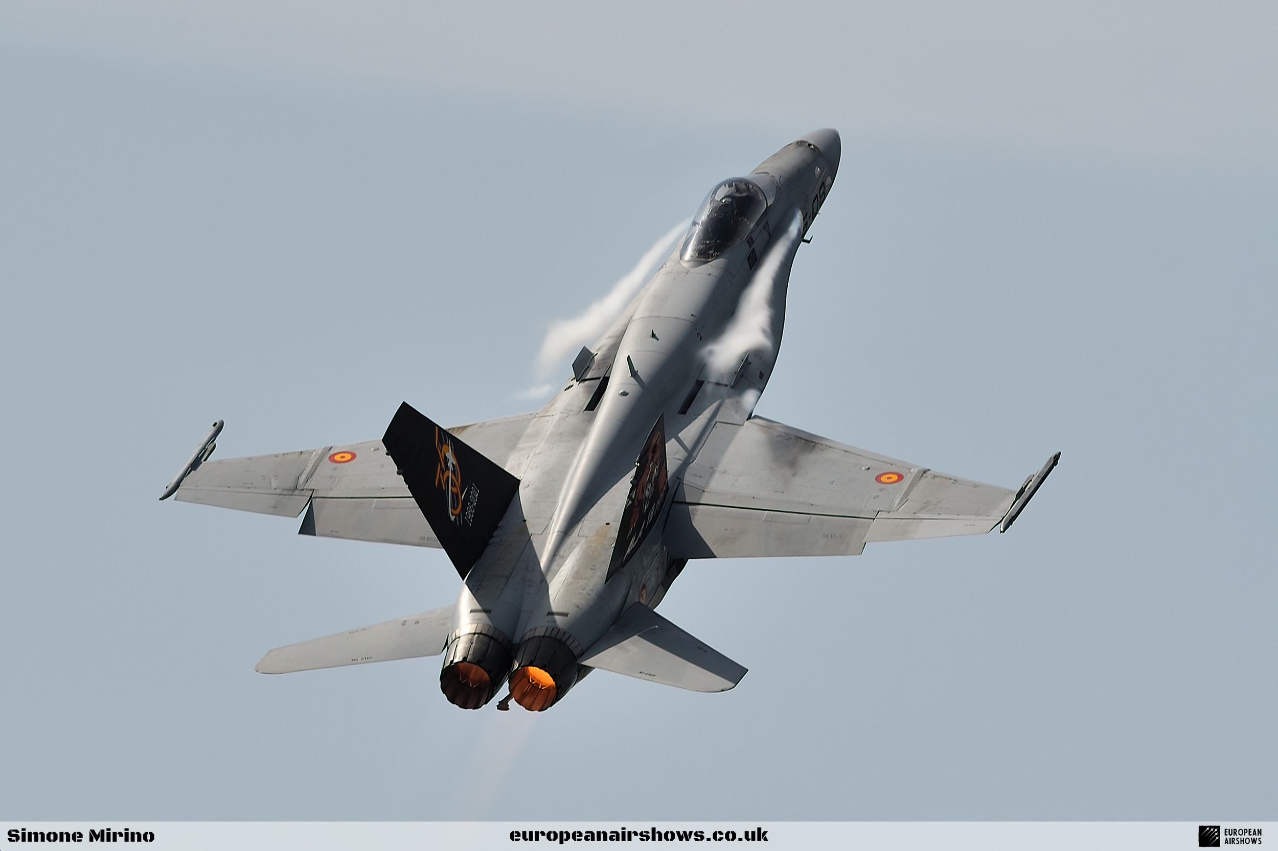 Spanish Air &amp; Space Force Hornet Solo Display 2025 schedule