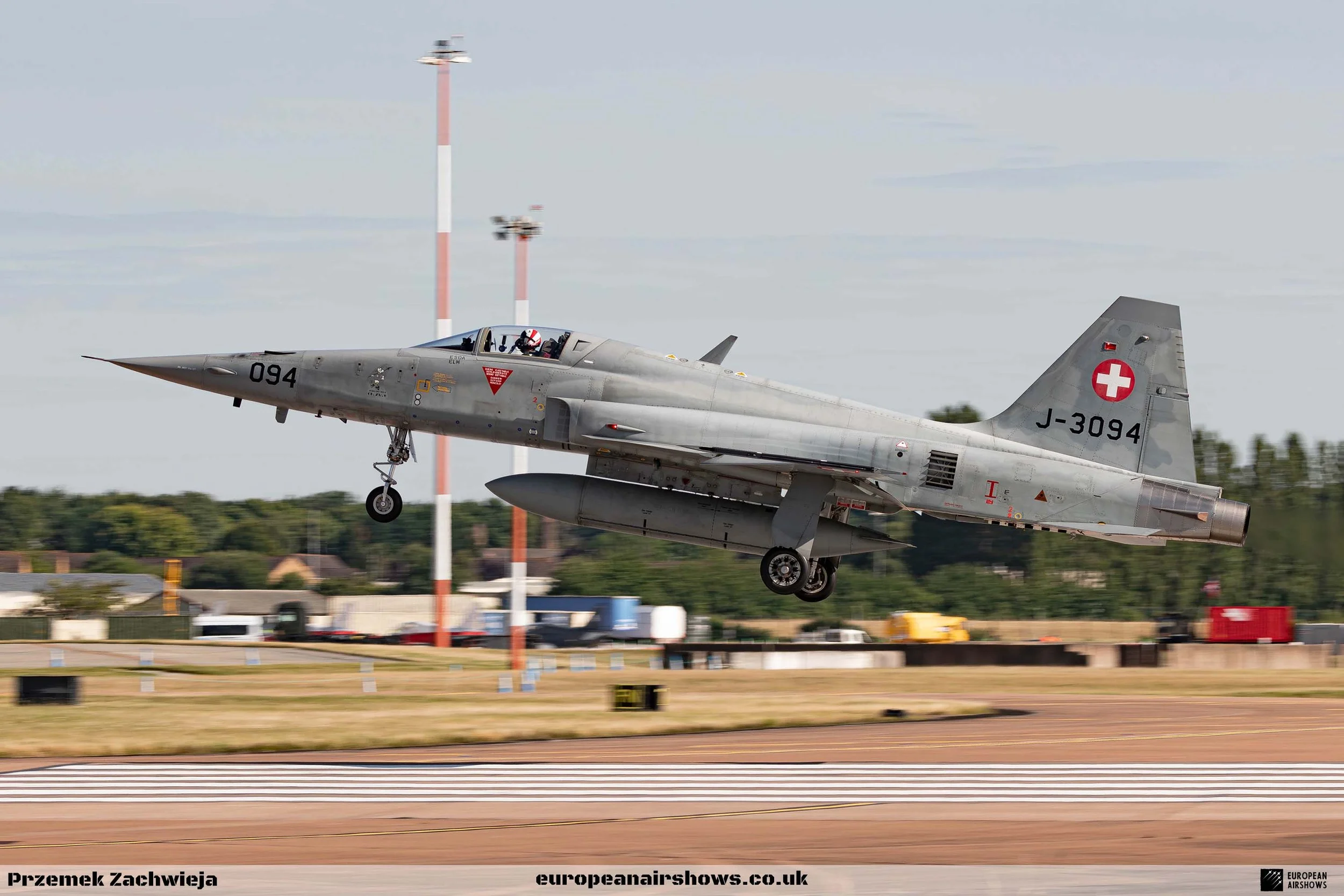 August 11 / Northrop F-5E first flight — European Airshows