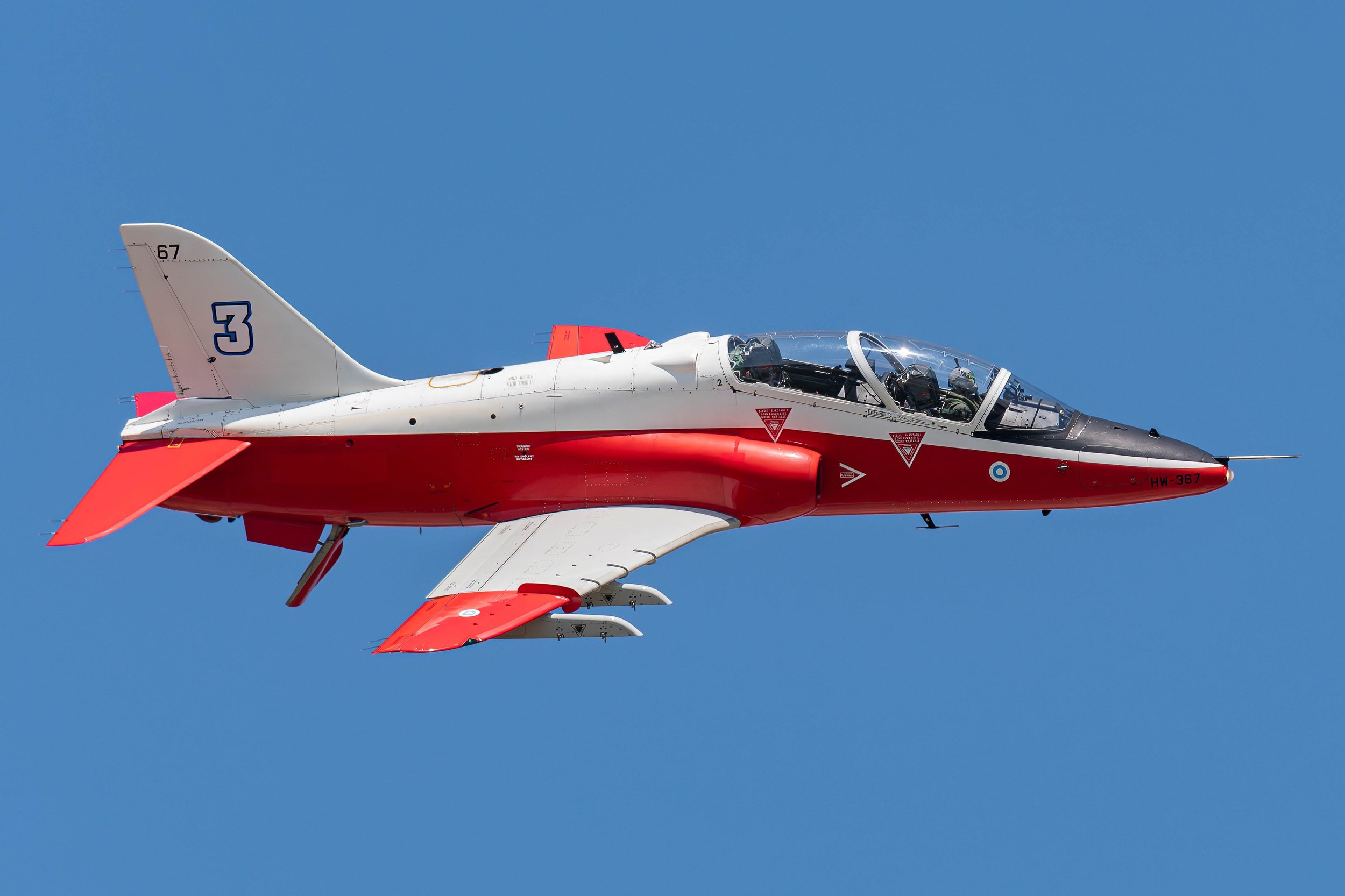 Finnish Air Force Hawk Solo Display | BAE Systems Hawk | European ...