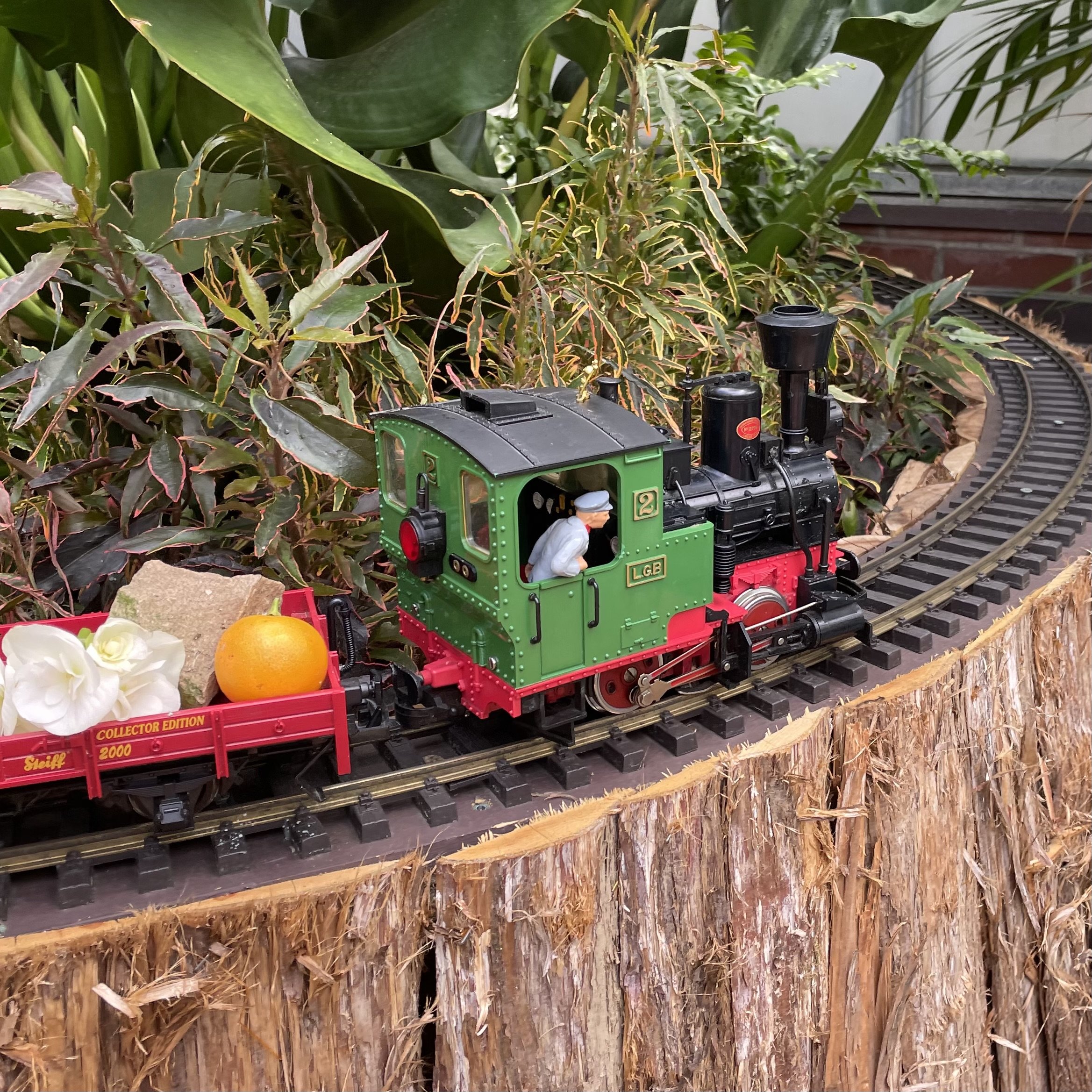 mini model train at Biltmore Estate railway gardens detailed.jpg