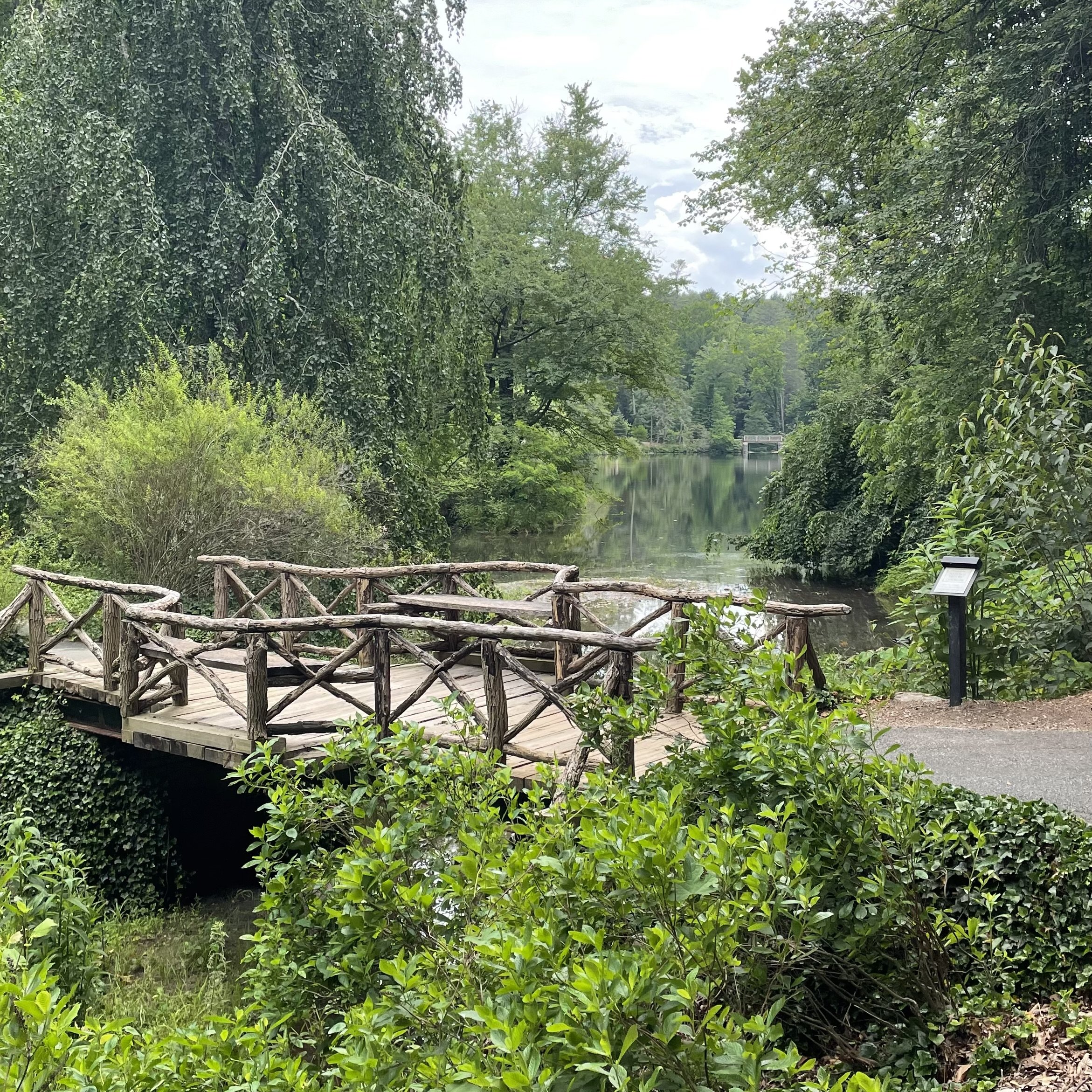 pond and bridge along walking path at Biltmore Estate.jpg