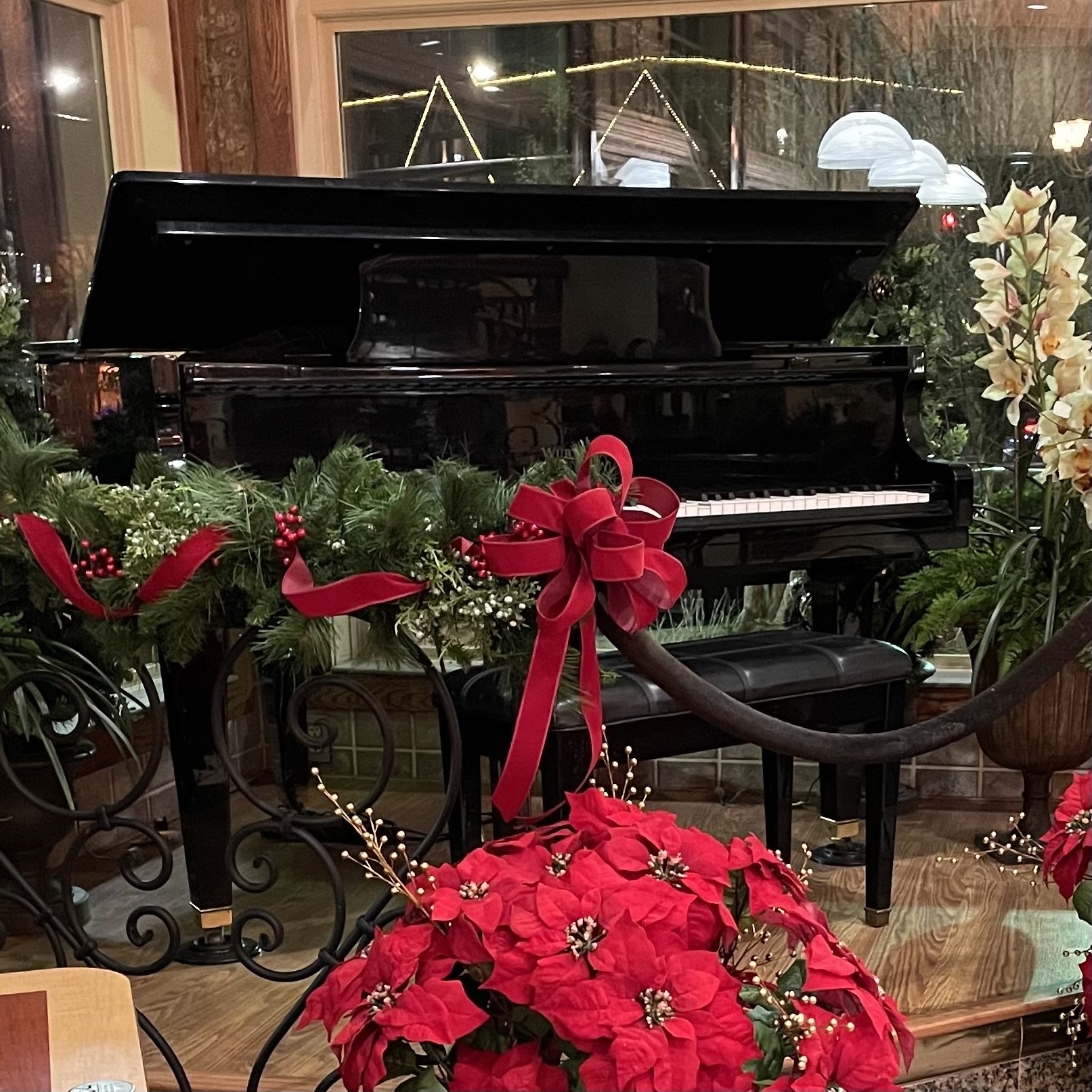 Grand piano inside fancy Biltmore McDonalds in Asheville nc.jpg
