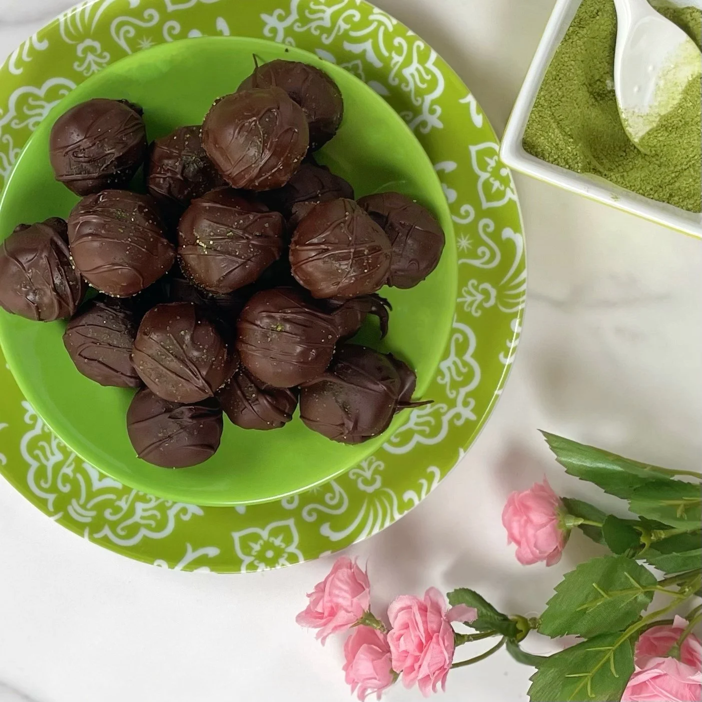 Matcha Banana Energy Bites — Inspiration Apron