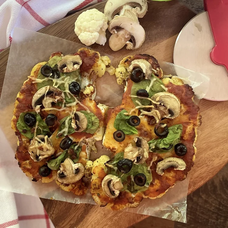 Cauliflower Steak Pizza — Inspiration Apron