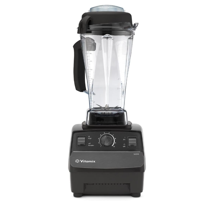 Vitamix 5200 Blender, Professional-Grade, Container, Self-Cleaning 64 oz, Black/Grey