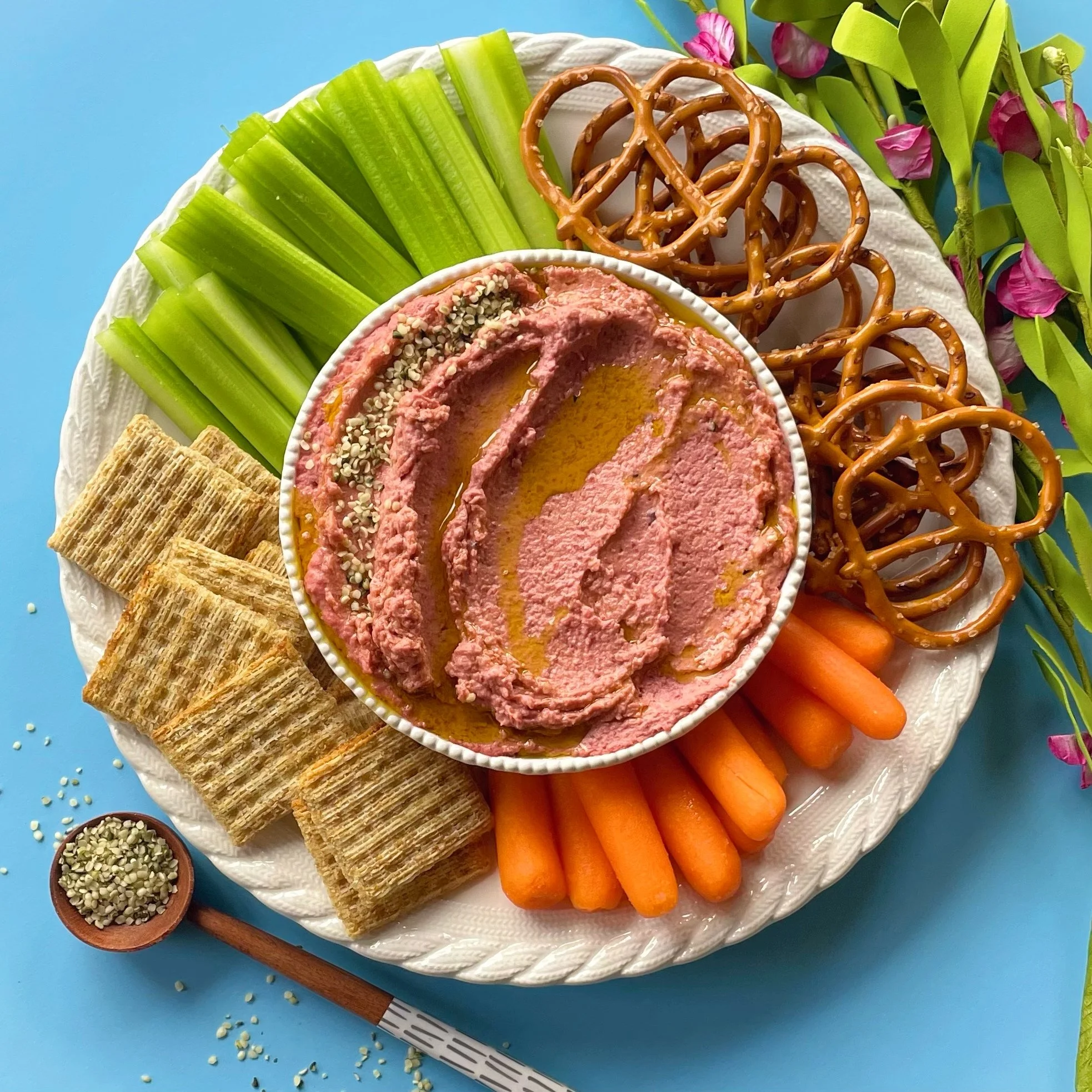 Easy Beet Hummus — Inspiration Apron