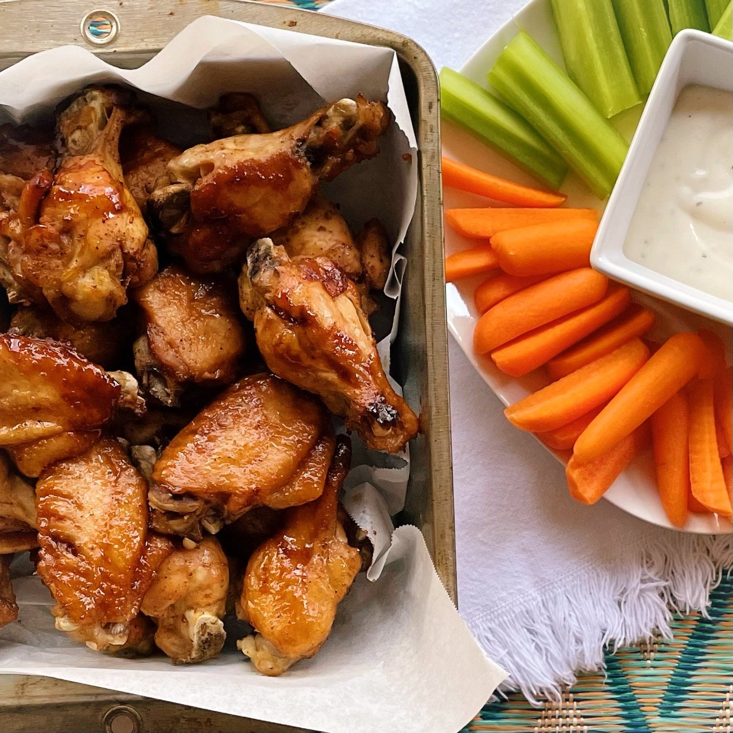 Oven Baked Teriyaki Wings — Inspiration Apron