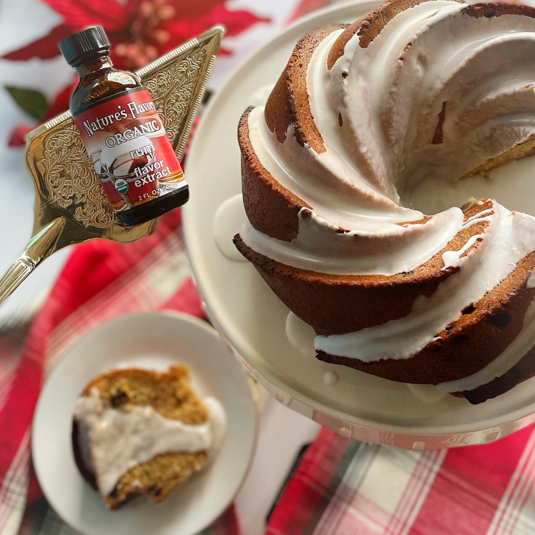 Applesauce Rum Raisin Bundt Cake — Inspiration Apron