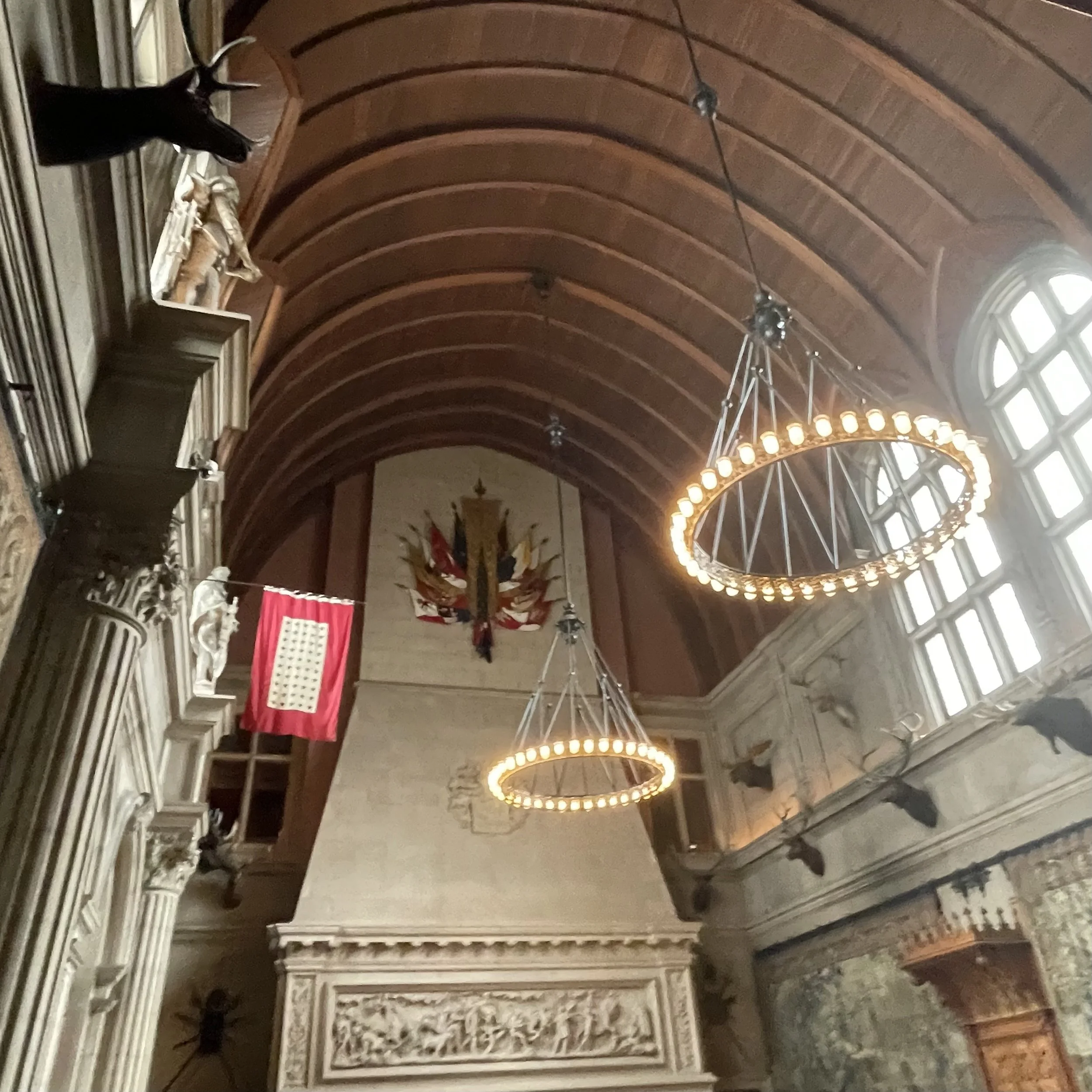 Banquet Hall room at Biltmore Estate in Asheville NC.