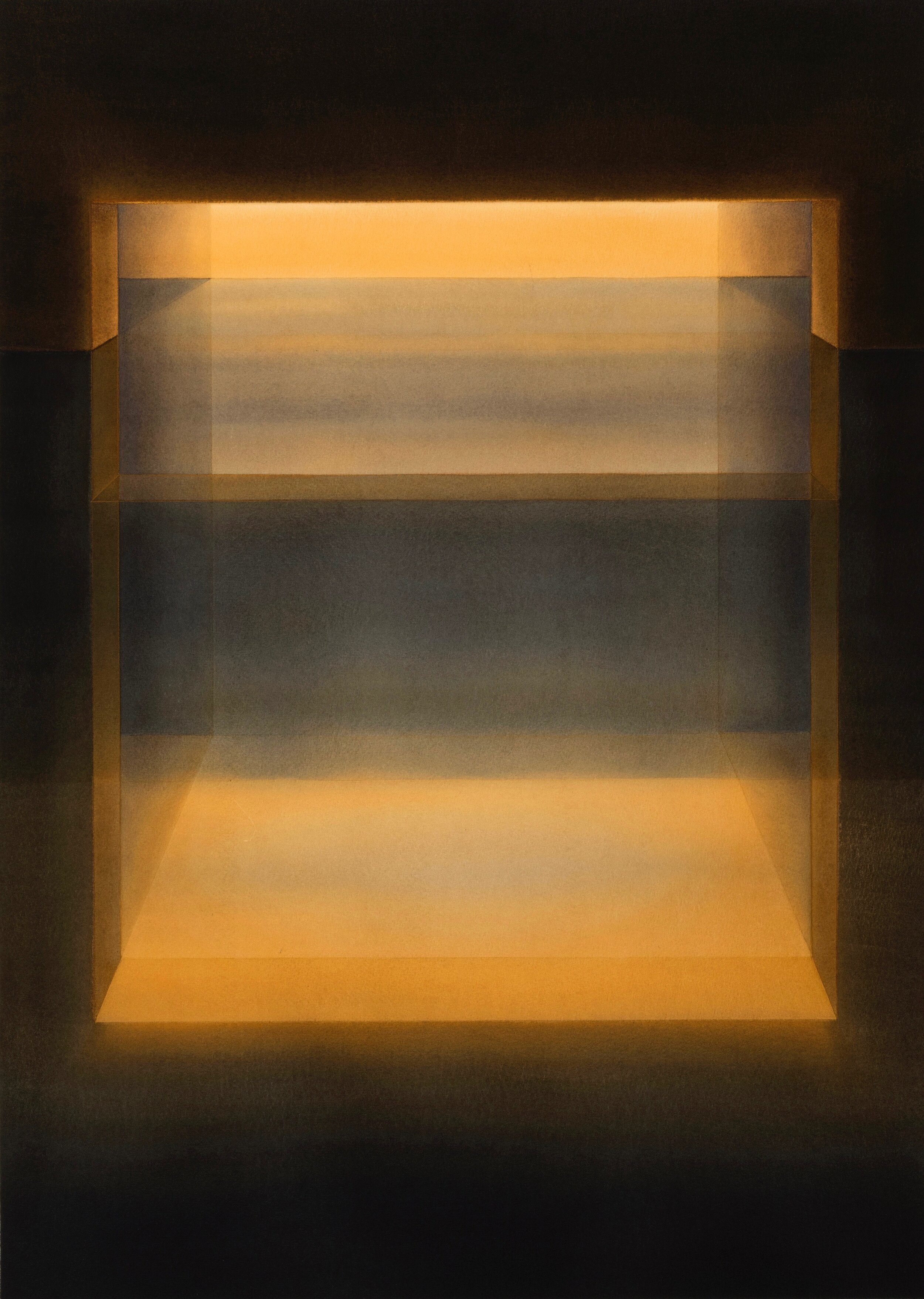   Incandescent Frames , 1998 watercolor on paper 29.75 × 22 inches (76 × 57 cm) 