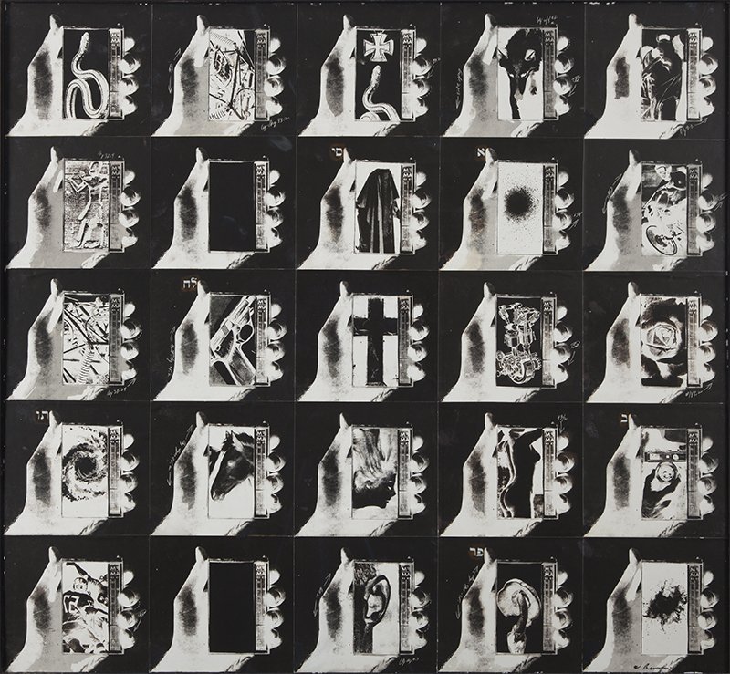   Untitled (C3-Cross) , c. 1975 25-part negative verifax collage 33.5 × 30.5 inches (85 × 77.5 cm) 