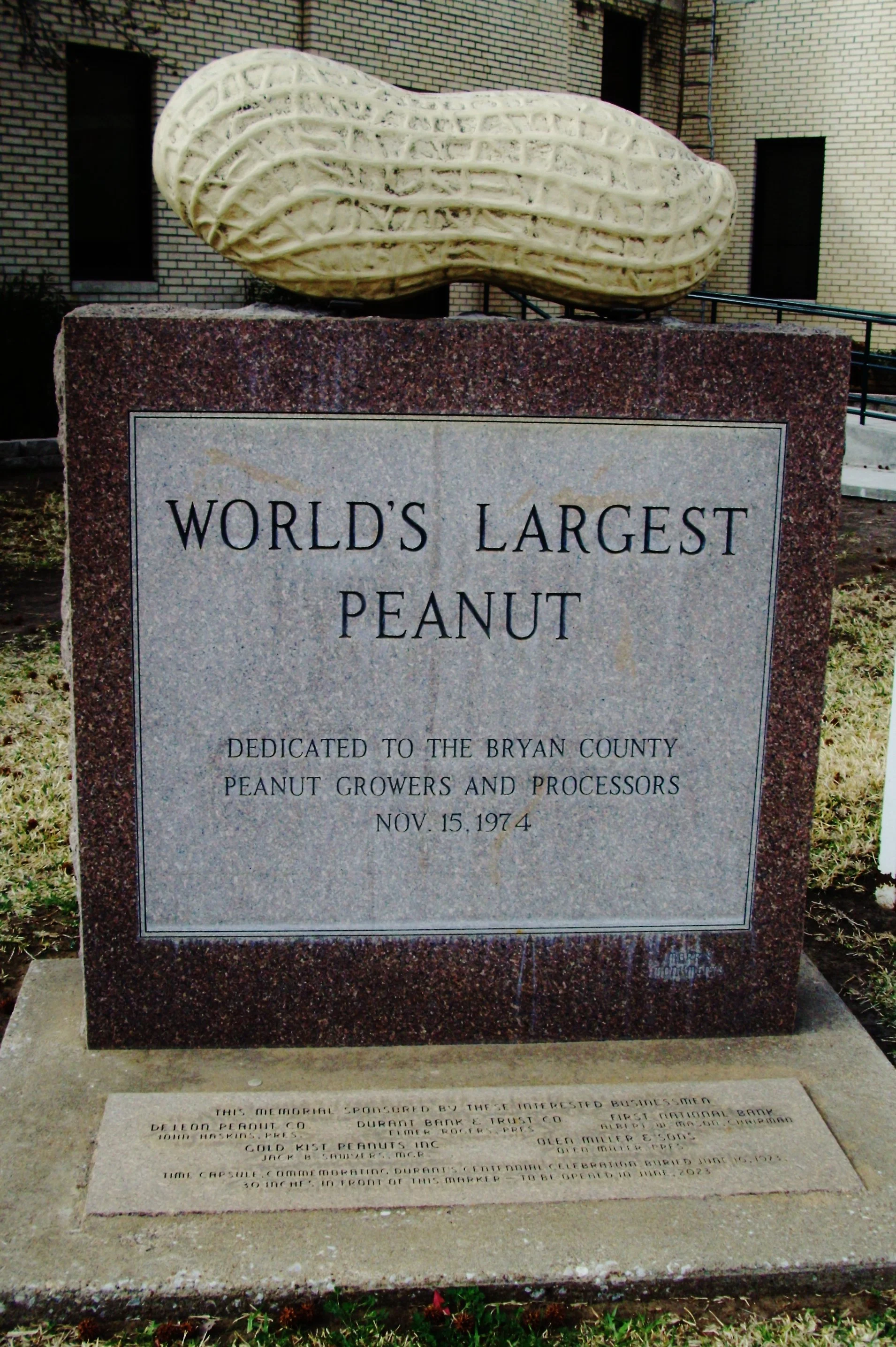 Durant's World's Largest Peanut