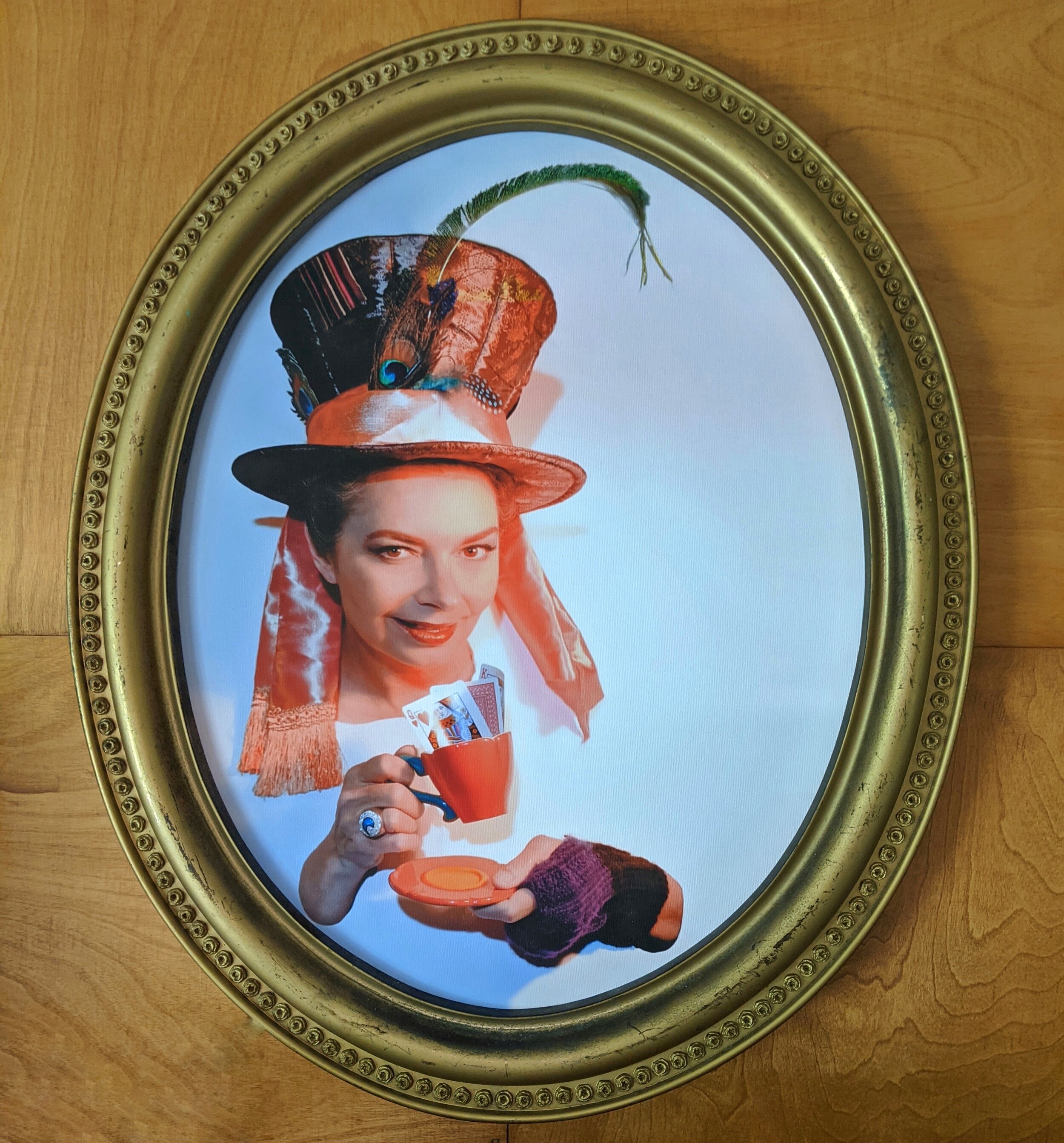 We're all mad here framed.jpeg