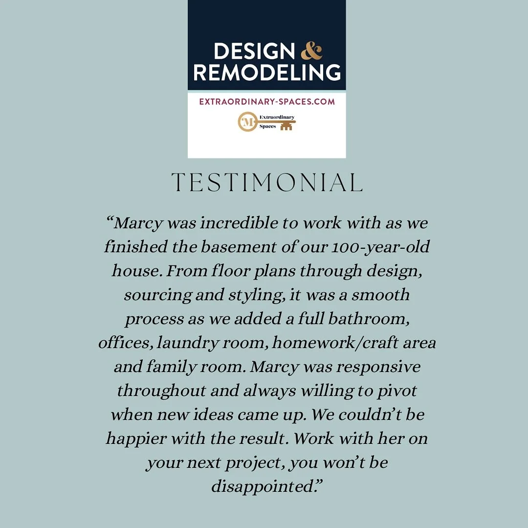 Plans are necessary, and I value precision, but remodeling forces one to be flexible. That&rsquo;s where more creativity is invited in. 

I don&rsquo;t have x-ray vision through walls and floors before they&rsquo;re demo&rsquo;ed, although I wish I d