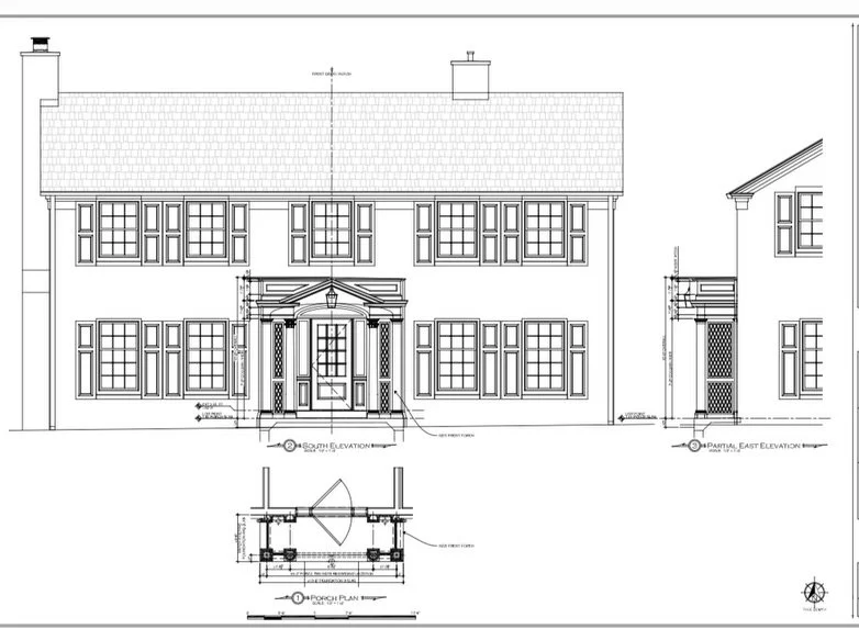 It may look simple now, but projects like this require extensive planning, coordination, and sequencing behind the scenes. 

Structural framing, architectural detailing, elevations, material transitions, historical proportions, and trade coordination